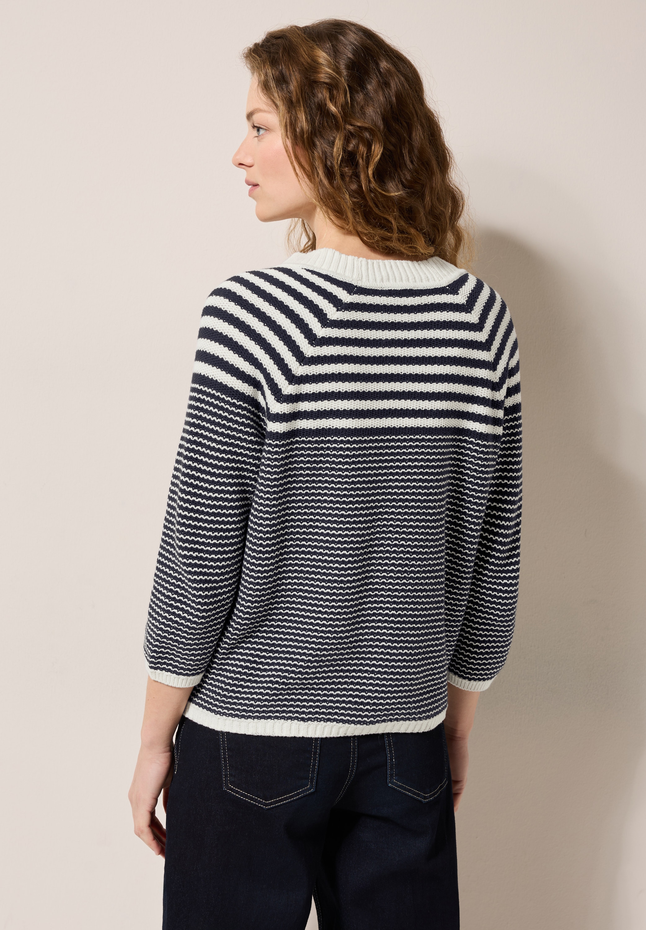 Cecil Strickjacke, mit Streifenmuster