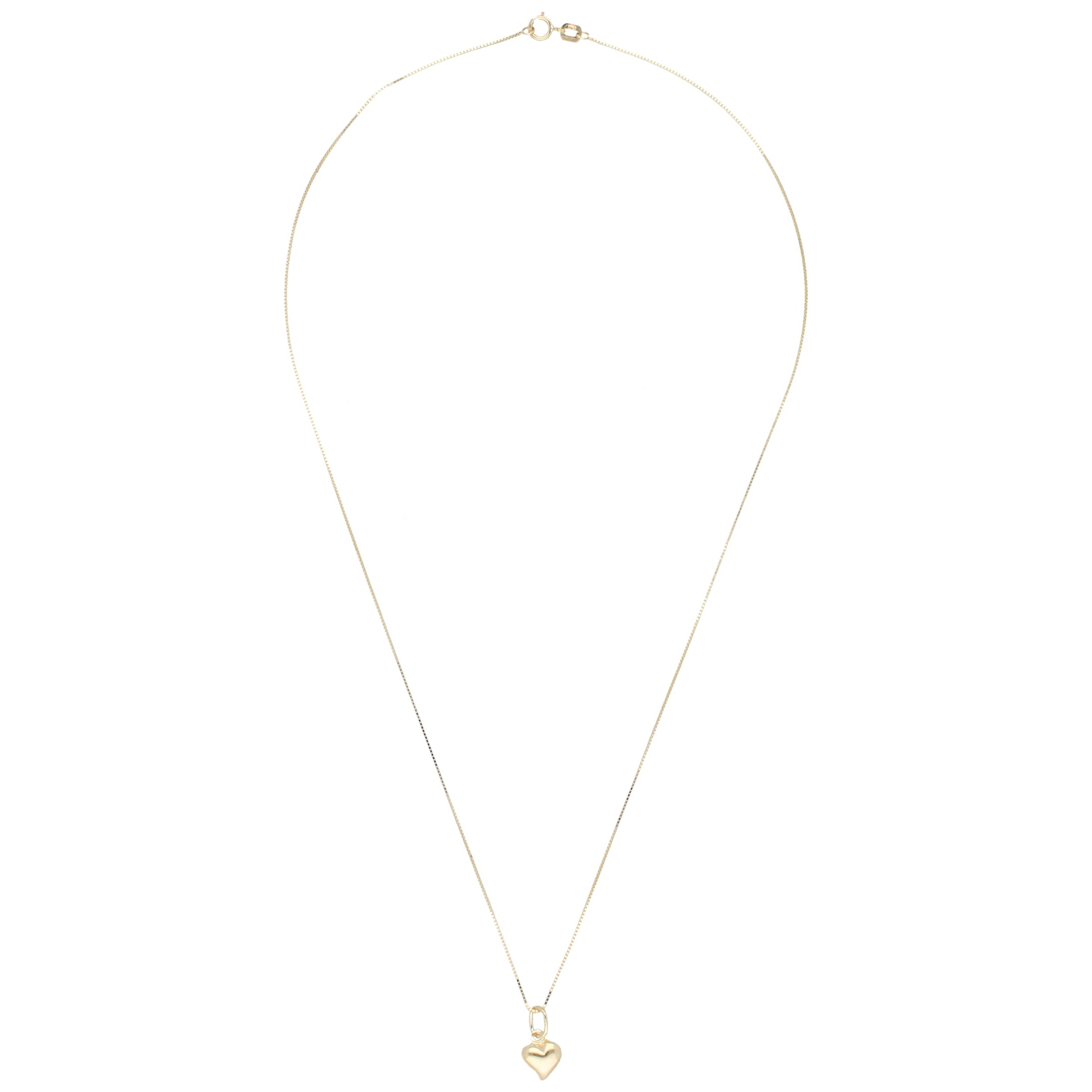 Luigi Merano Kette mit Anhänger »Anhänger Herz, Gold 333«