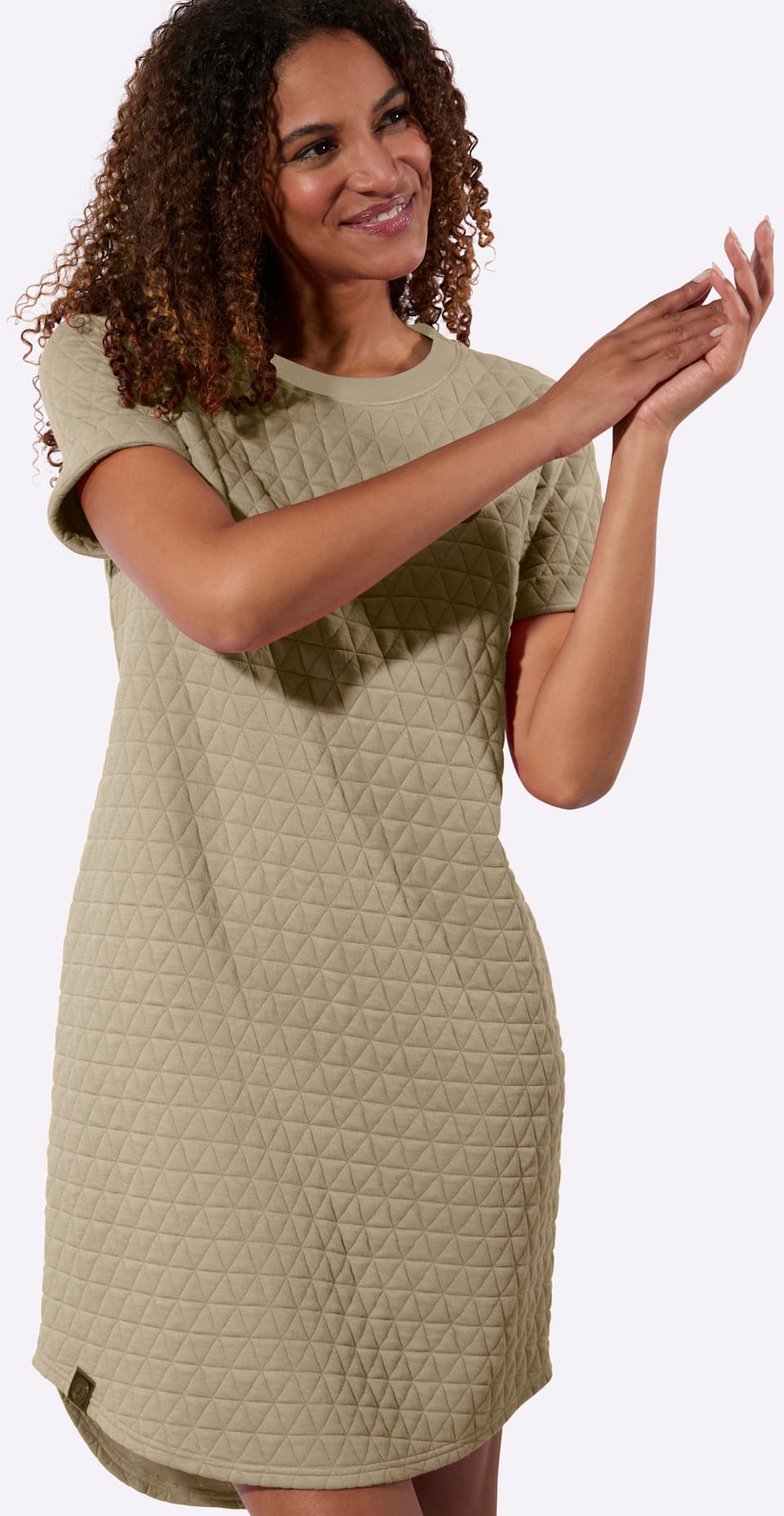 Casual Looks Shirtkleid »Jacquard-Kleid«