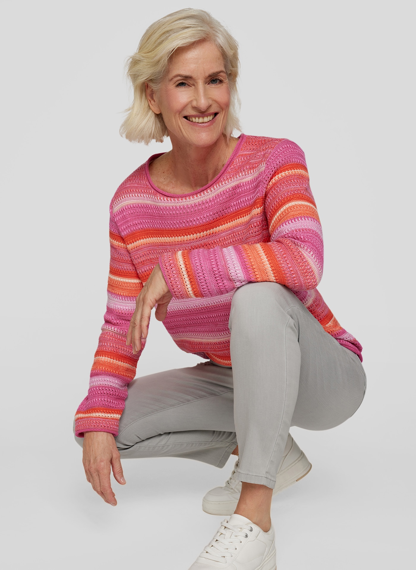 Rabe Strickpullover »Rabe Farbenfroher Strickpullover«