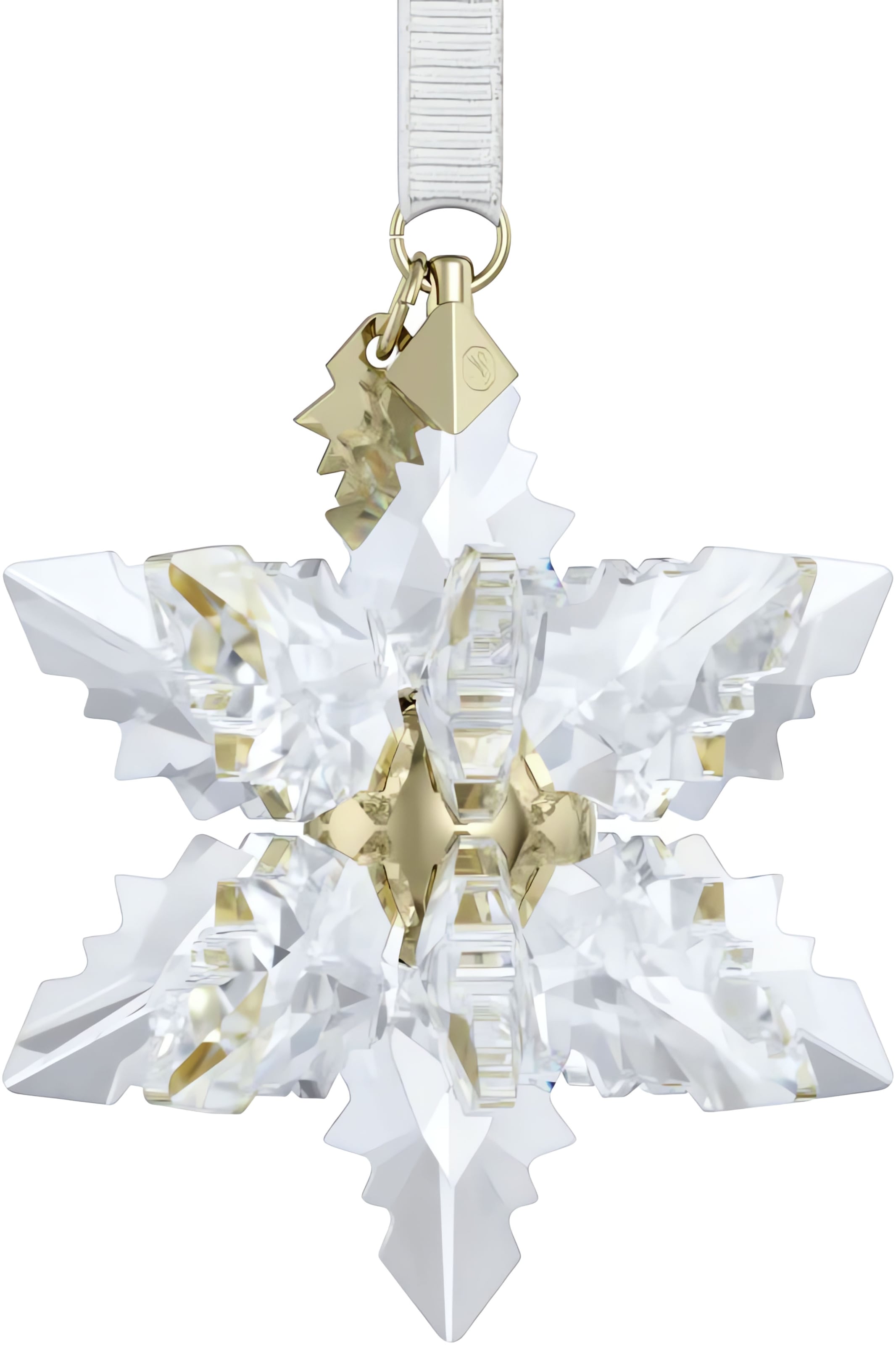 Swarovski Dekohänger »Sammelfigur Annual Edition Festive 3D Ornament 2024, 5674347, 5674348«, (1 St.), Swarovski® Kristall