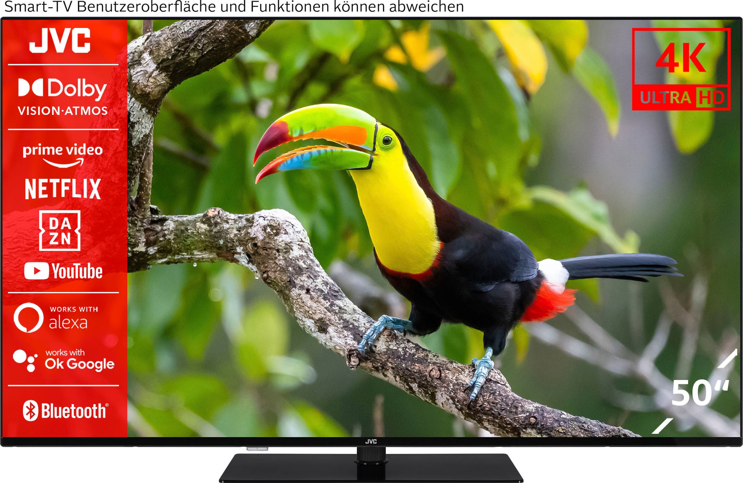 LED-Fernseher, 126 cm/50 Zoll, 4K Ultra HD, Smart-TV