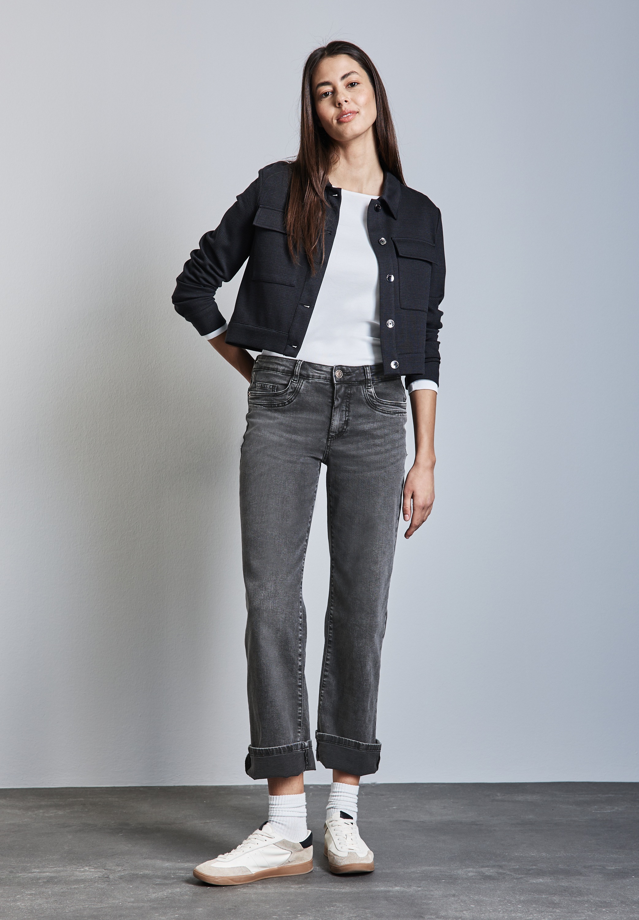 STREET ONE Straight-Jeans, Middle Waist