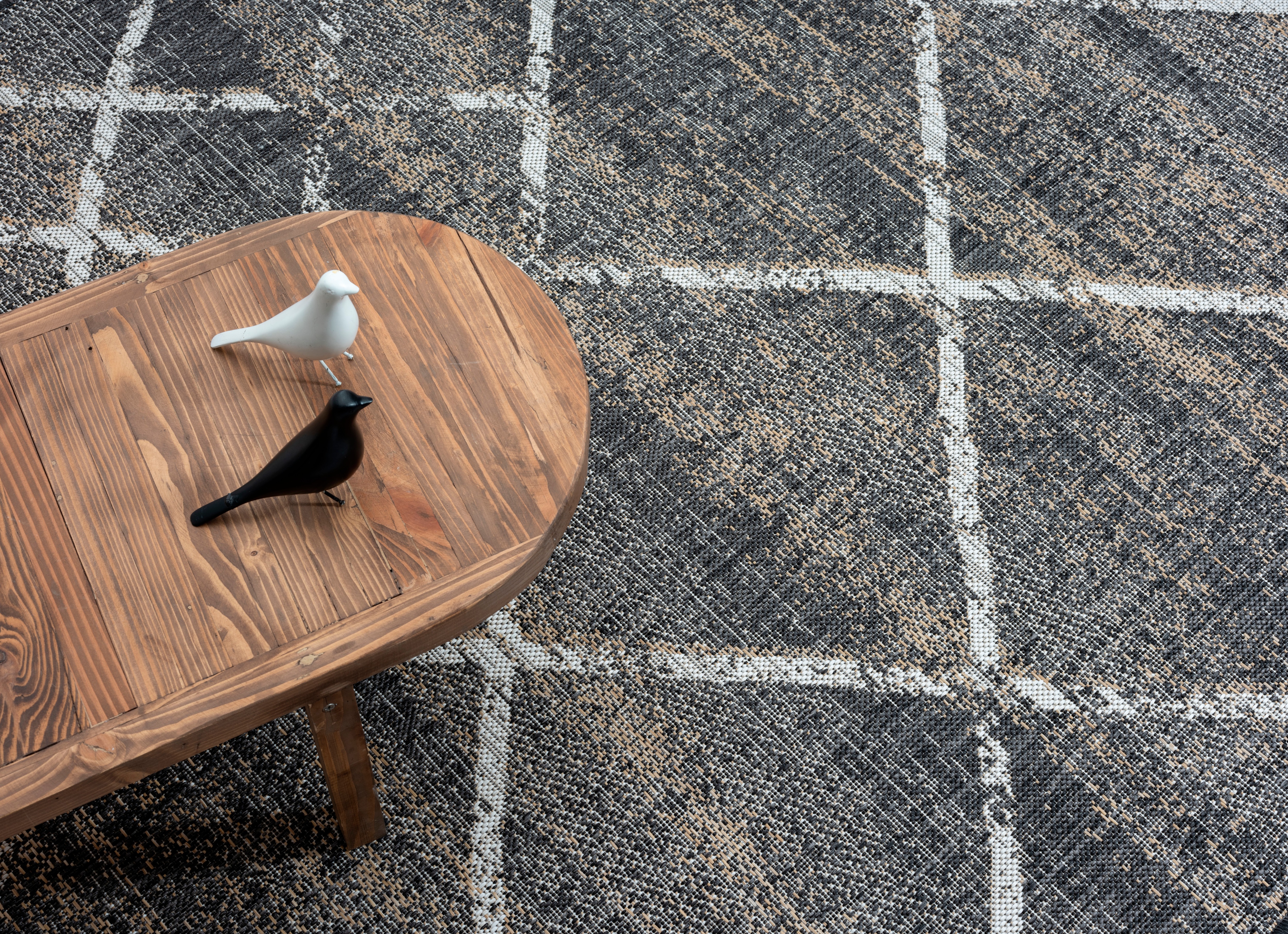 Thumbnail - OTTO home Teppich "Sorren, LAGERRÄUMUNG" rechteckig 8 mm Höhe Rauten Muster, In- und Outdoor geeignet, Terrasse & Balkon