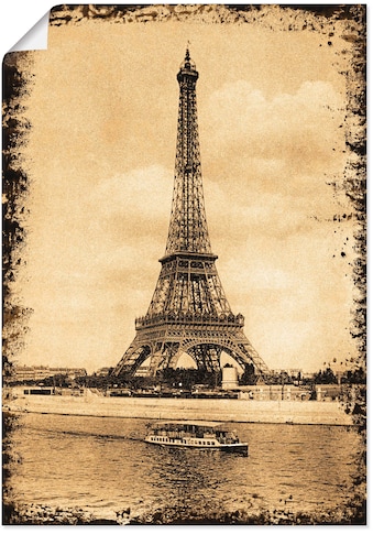 Artland Paveikslas »Paris - Eiffelturm Vintage...