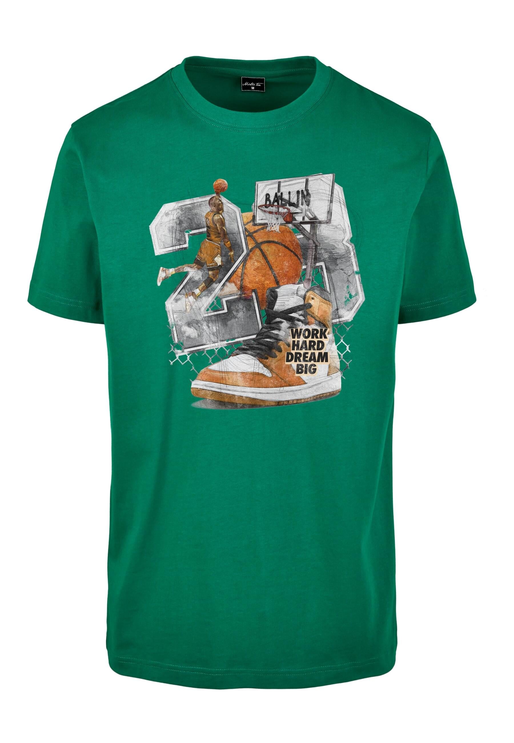 MisterTee Kurzarmshirt "MisterTee Herren Vintage Ballin Tee" 1 Stk. tlg. günstig online kaufen