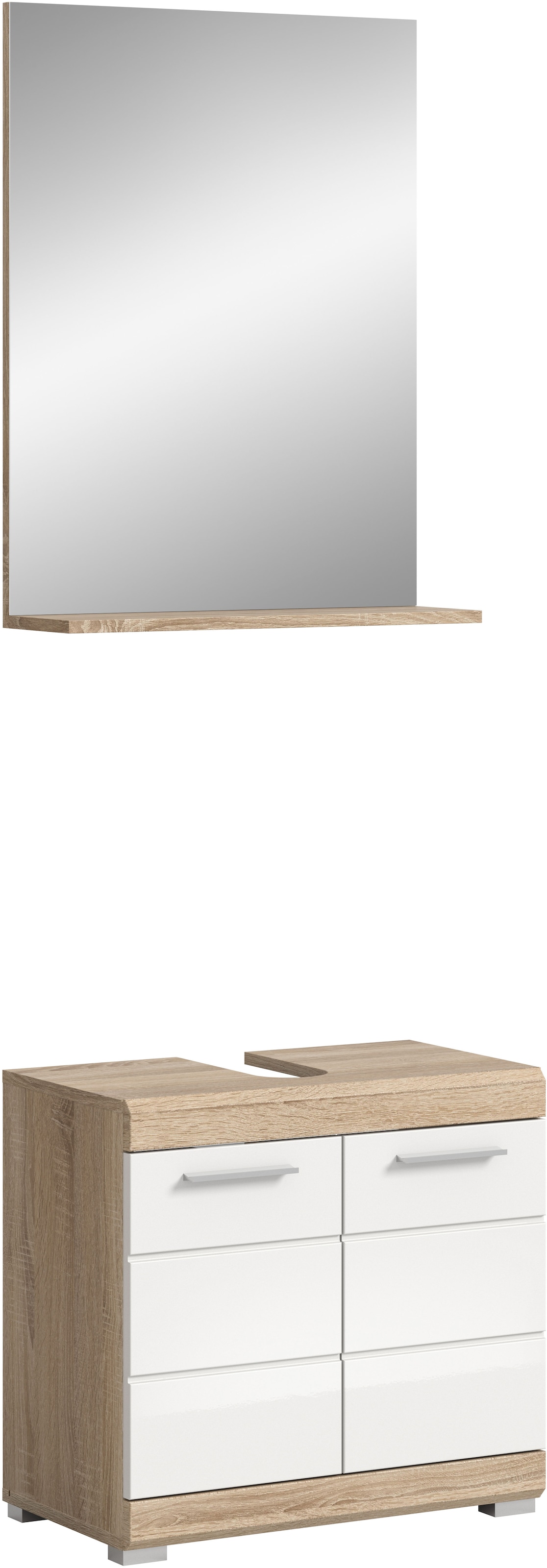 welltime Badmöbel-Set "Siena, 2 teilig, bestehend aus: Waschbeckenunterschr günstig online kaufen