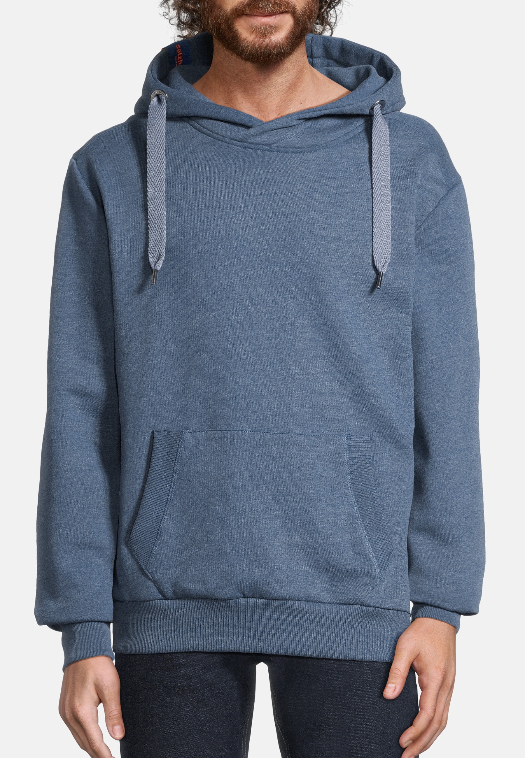 Salzhaut HEFF Kapuzenpullover Blau 3XL 2