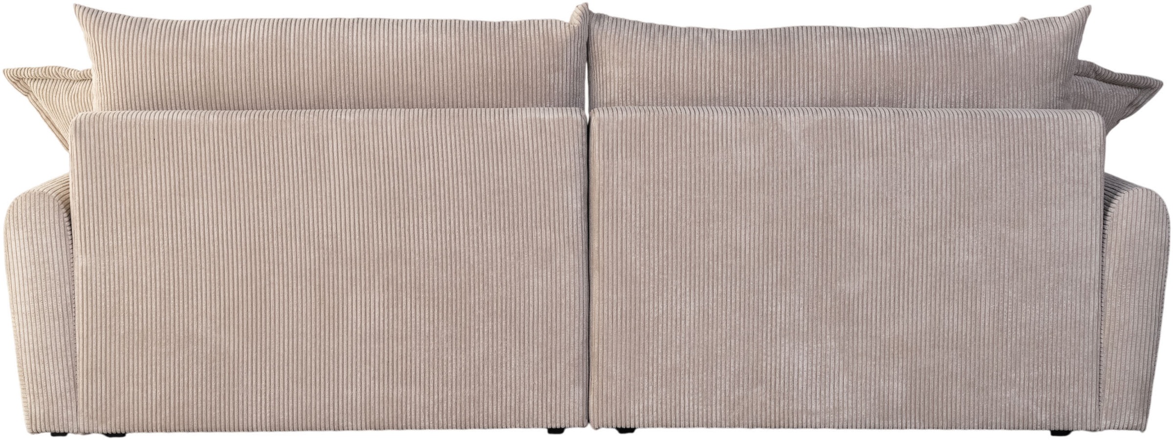 Home affaire Big-Sofa »Finka, Breite 190 cm« Mega-Sofa, Cord oder Chenille-Struktur, mit Federkern & 4 Zierkissen