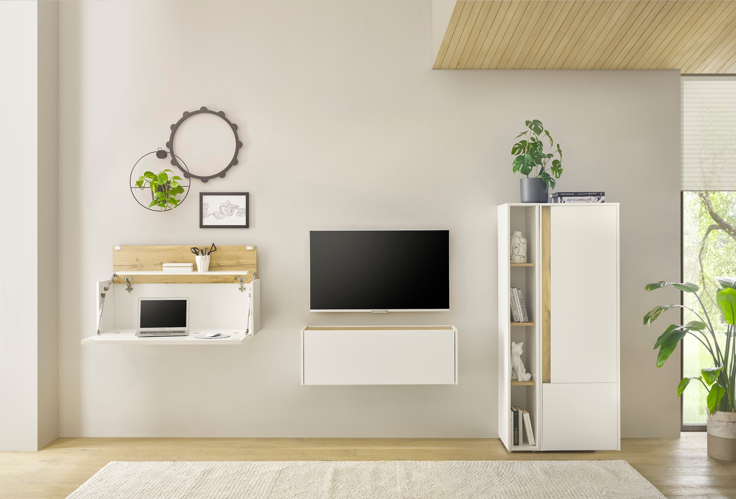 Home affaire Büromöbel-Set "CiTY/GiRON" Set, 4 Stk. tlg. Home Office günstig online kaufen