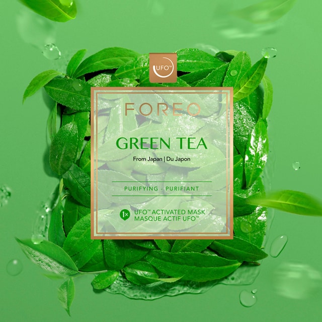 x BAUR online g, 6 »Green 6 FOREO | kaufen mit Tea«, & UFO kompatibel mini UFO Tuchmaske