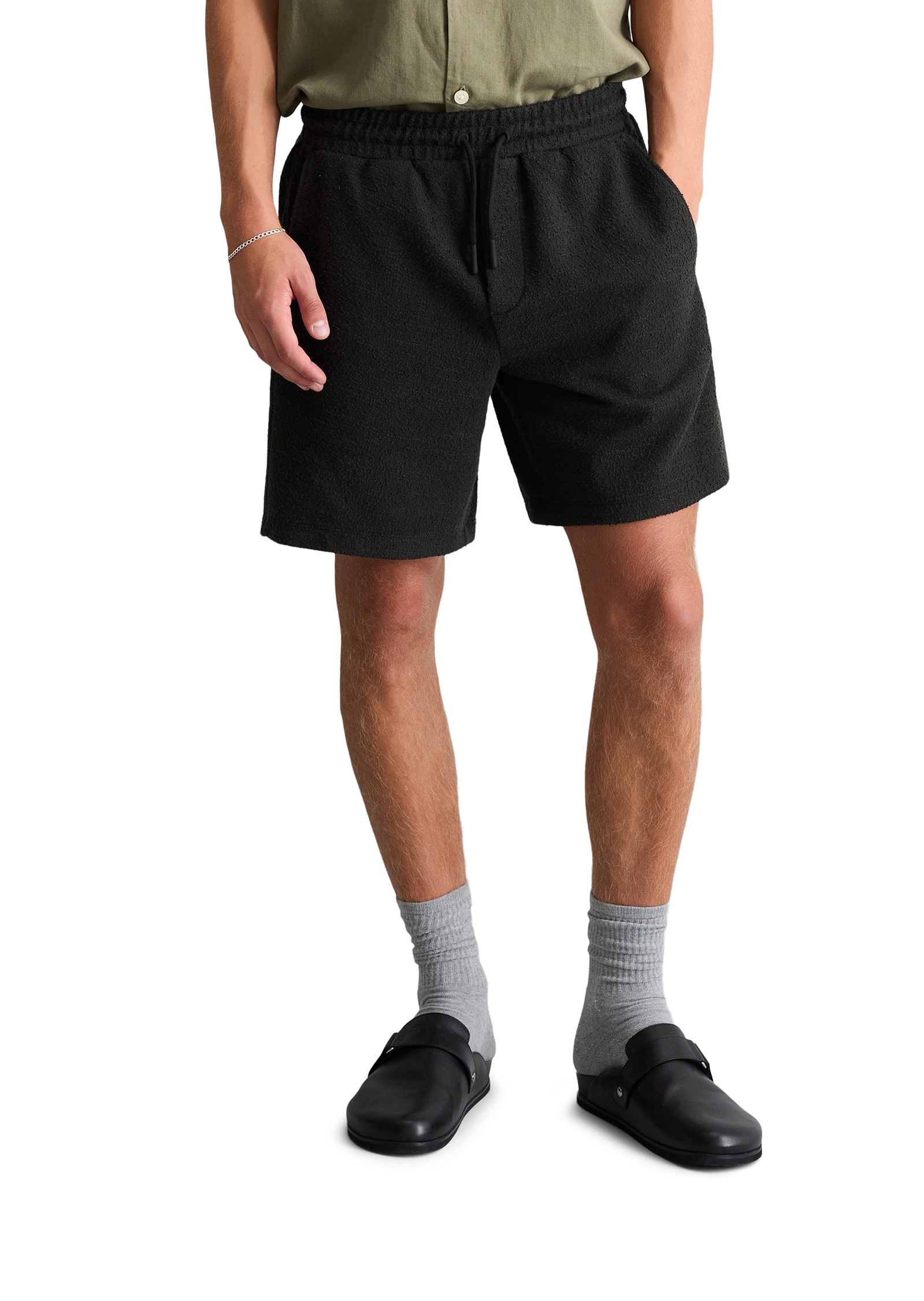 Marc OPolo DENIM Shorts "mit feiner Bouclé-Struktur"