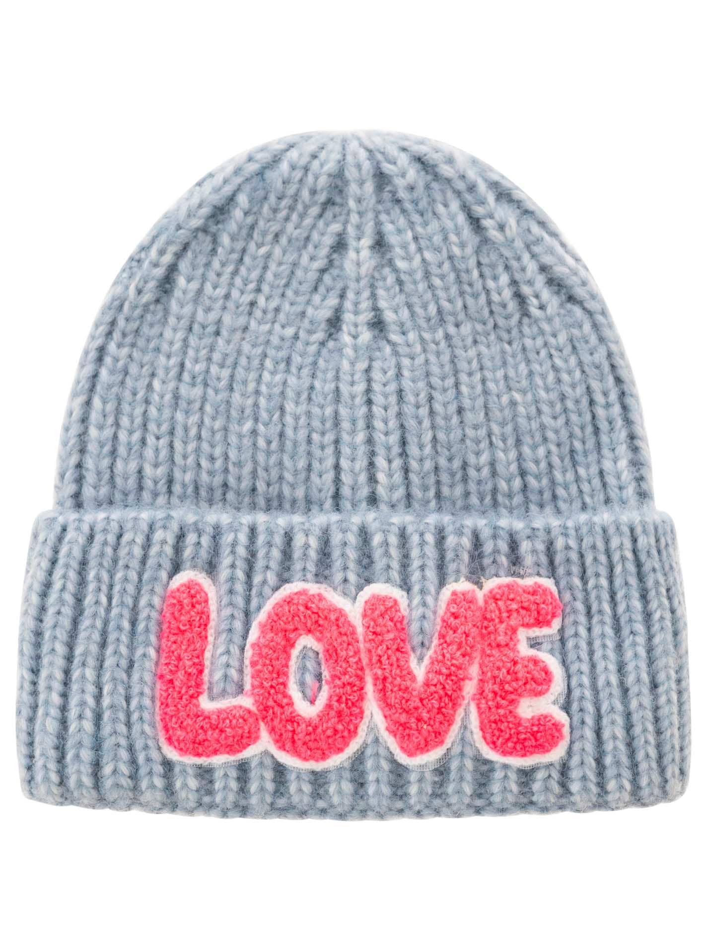 Zwillingsherz Beanie »"Love Label"«, mit LOVE-Schriftzug und Wollanteil