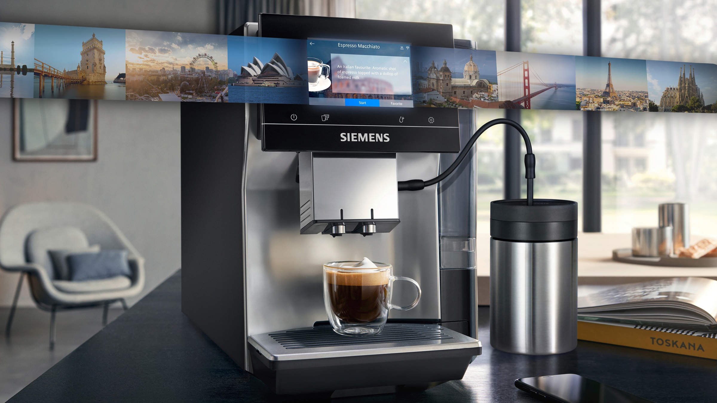SIEMENS Kaffeevollautomat "TP715D01" günstig online kaufen