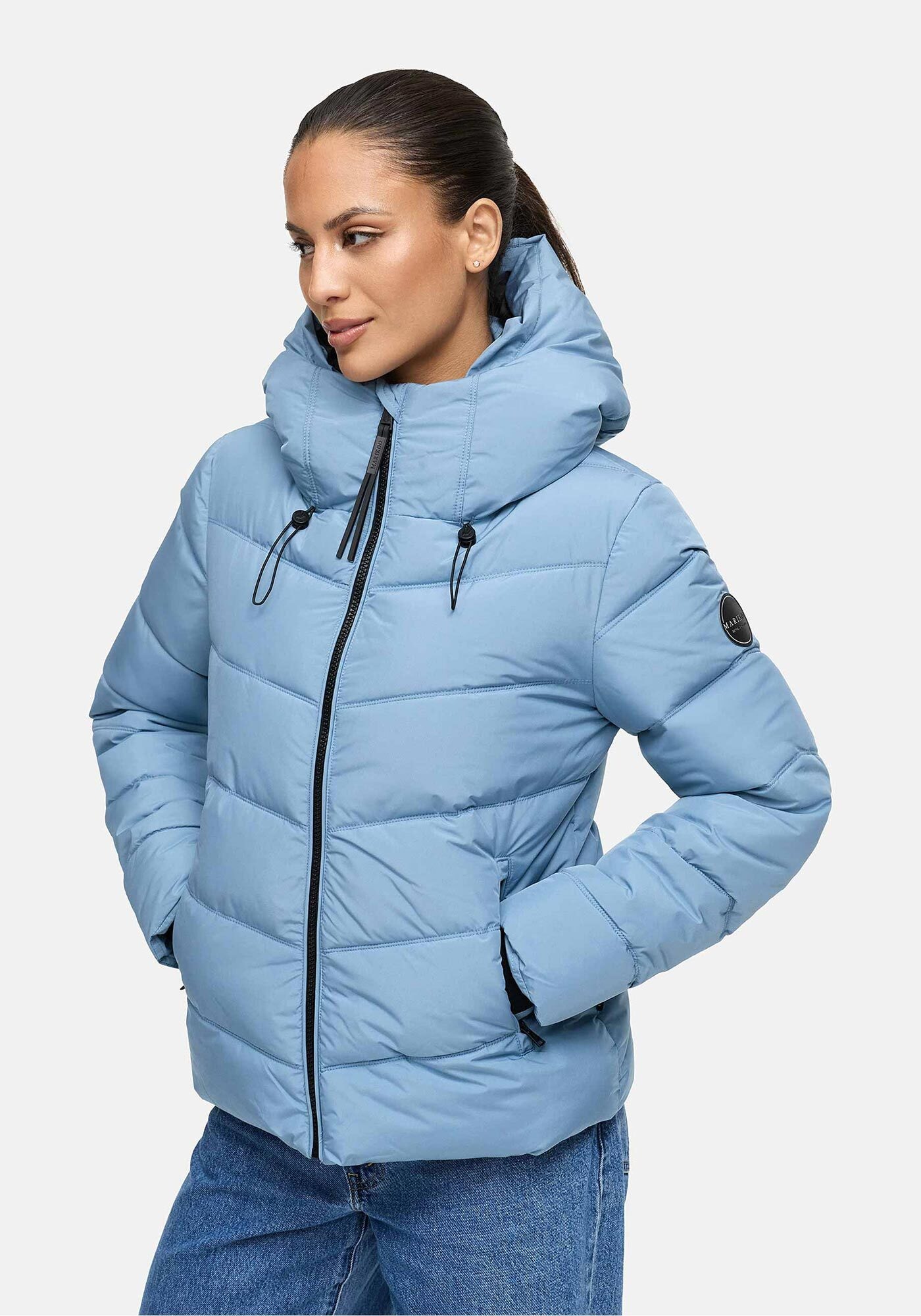 Marikoo Winterjacke »Yukanii«, Ärmelbündchen mit Daumenloch