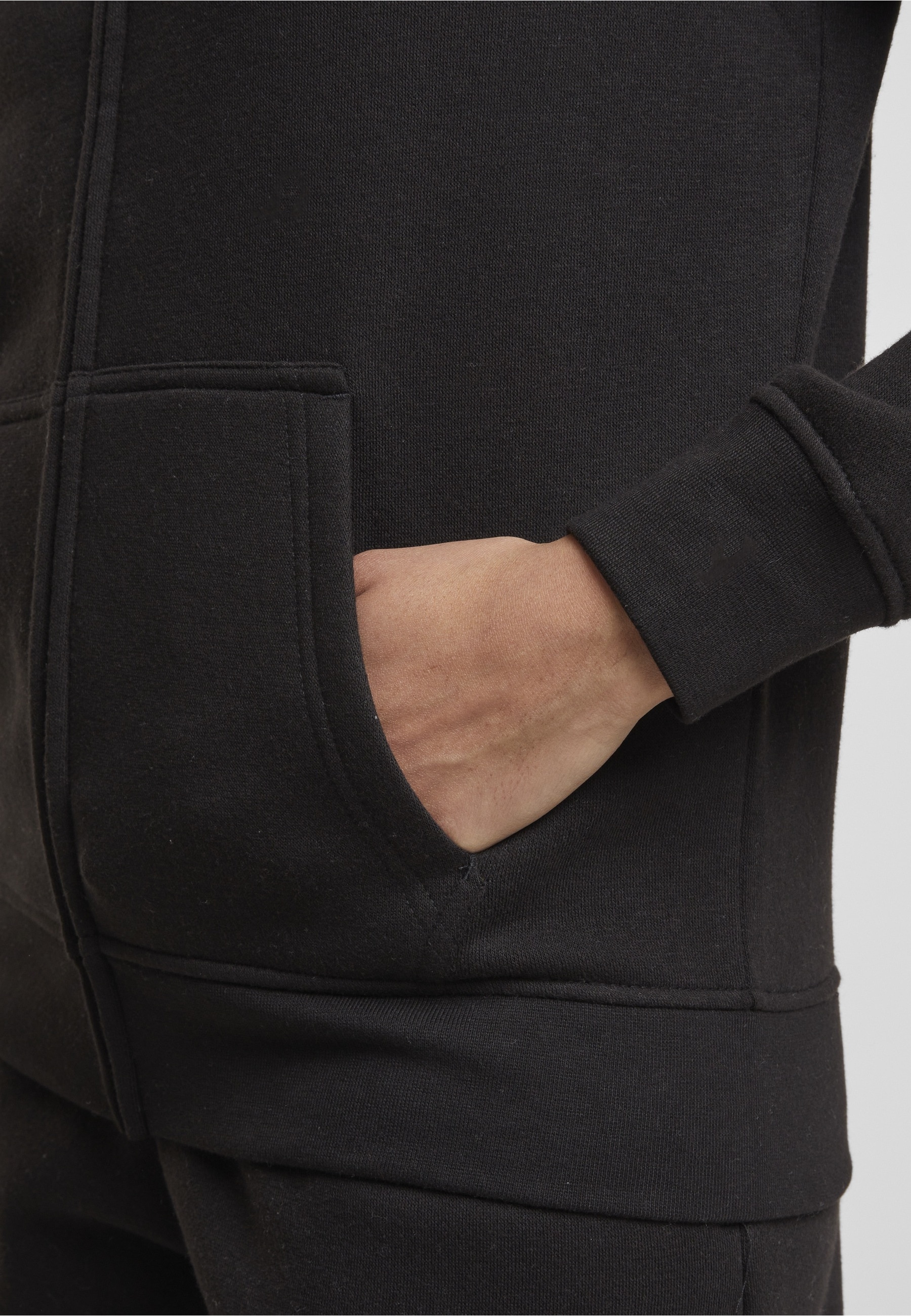 URBAN CLASSICS Sweatjacke »Urban Classics Ladies Basic Essential Zip Hoody«