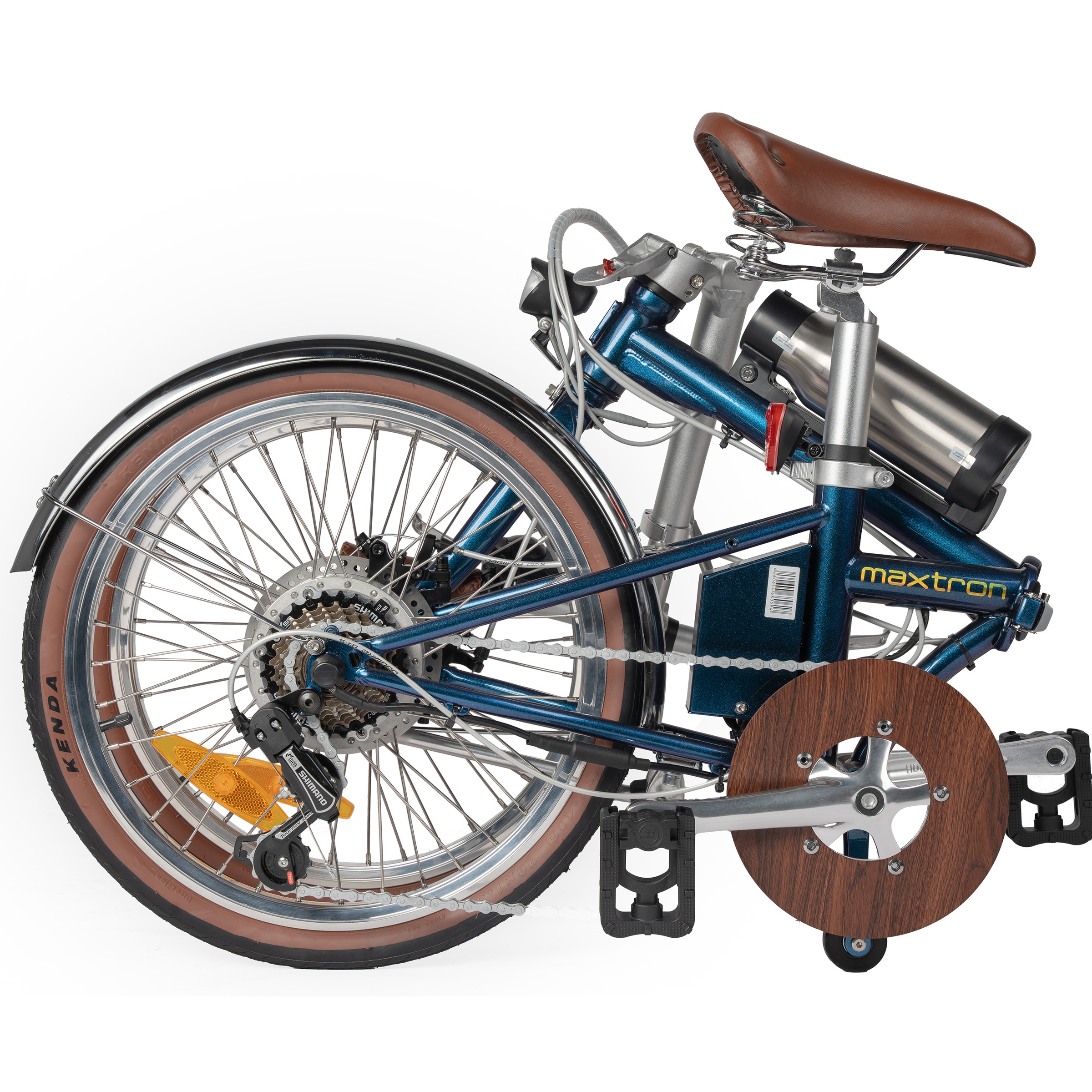 Maxtron »Smart 20, Klapprad« 3 Gang Shimano Tourney Schaltwerk Kettenschaltung Heckmotor 250 W Kompakt und platzsparend für Alltag