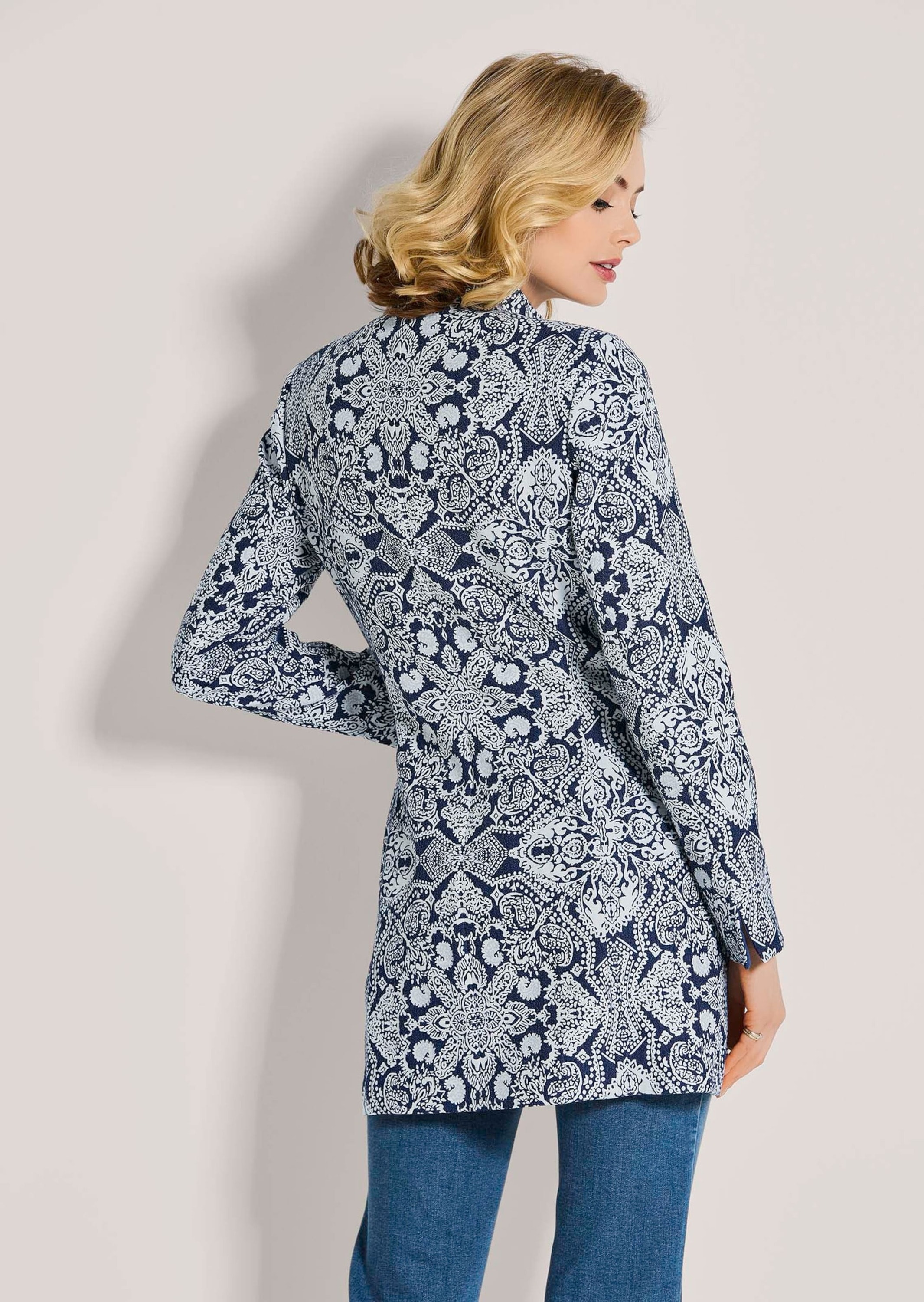 MADELEINE Longblazer »Gehrock Gehrock mit Jacquard-Muster«