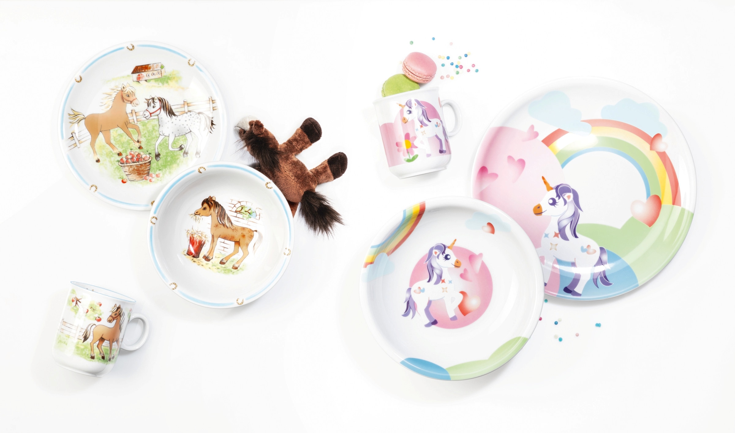 Seltmann Weiden Becher »Compact, Mein kleines Einhorn«, (1 tlg.), Becher mit Henkel 0,25 l