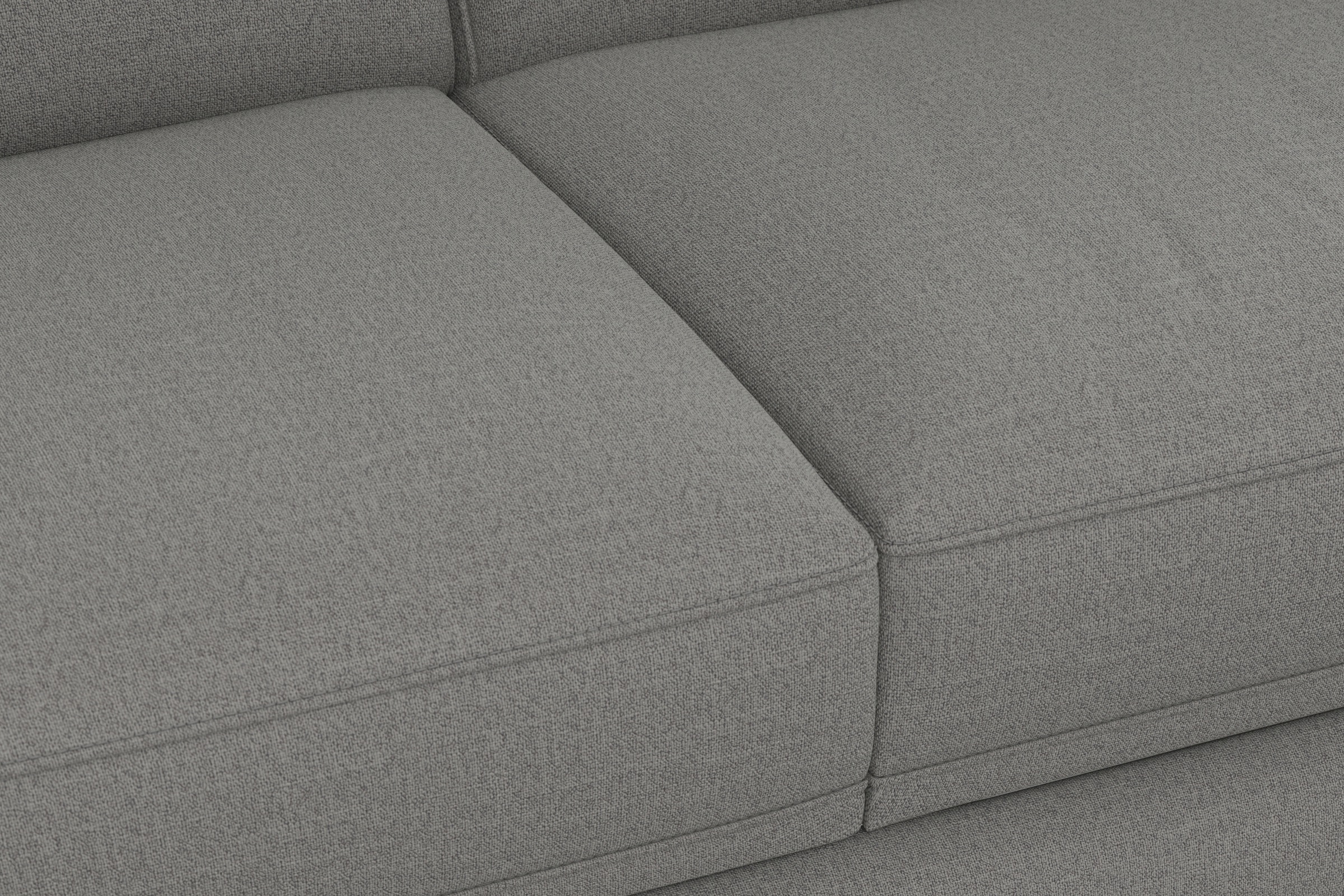 sit&more Ecksofa »Dundee L-Form«, mit Federkern und Massivholzfüßen, wahlweise mit Kopfteilverstellung