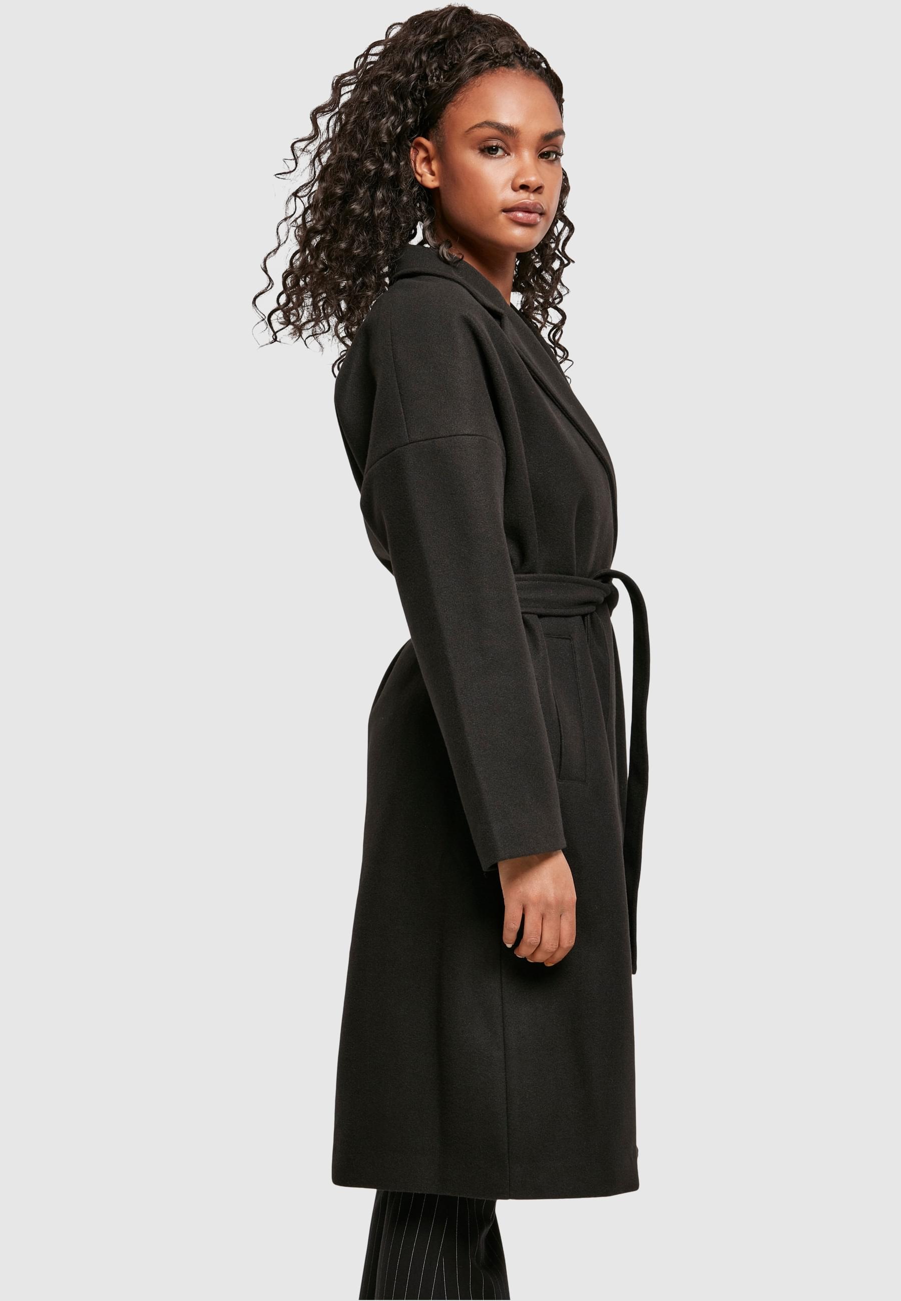 URBAN CLASSICS Parka »Urban Classics Damen Ladies Oversized Classic Coat«, (1 St.), ohne Kapuze