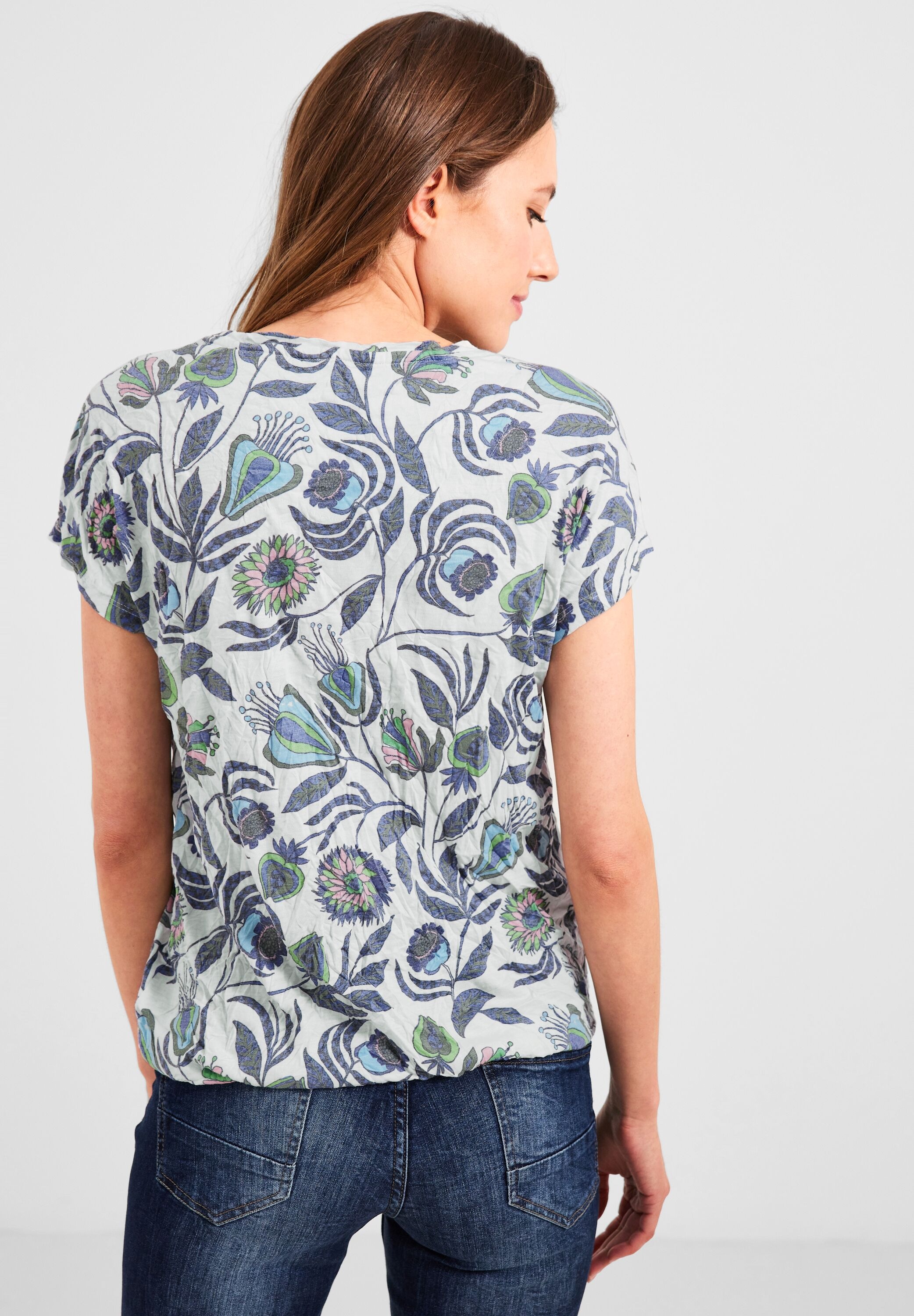 Cecil Print-Shirt, aus softem Materialmix bestellen | BAUR