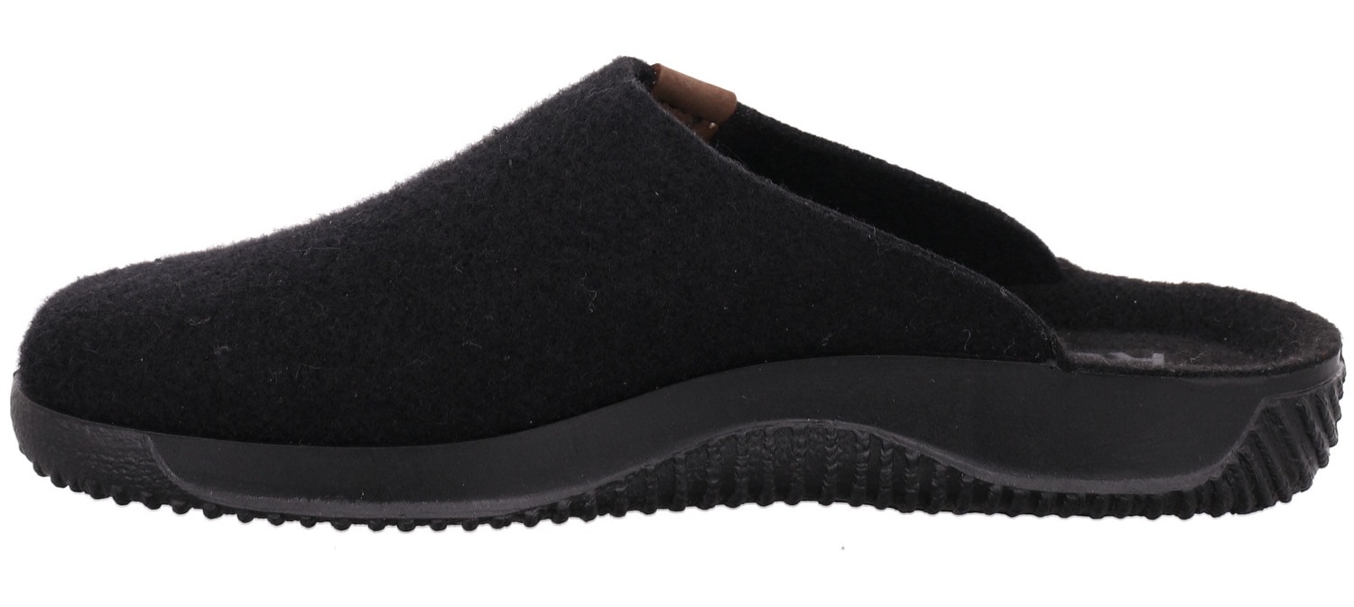Rohde Pantoffel »SOLTAU-H«, Hausschuh, Schlappen, Clog mit seitlichem Label