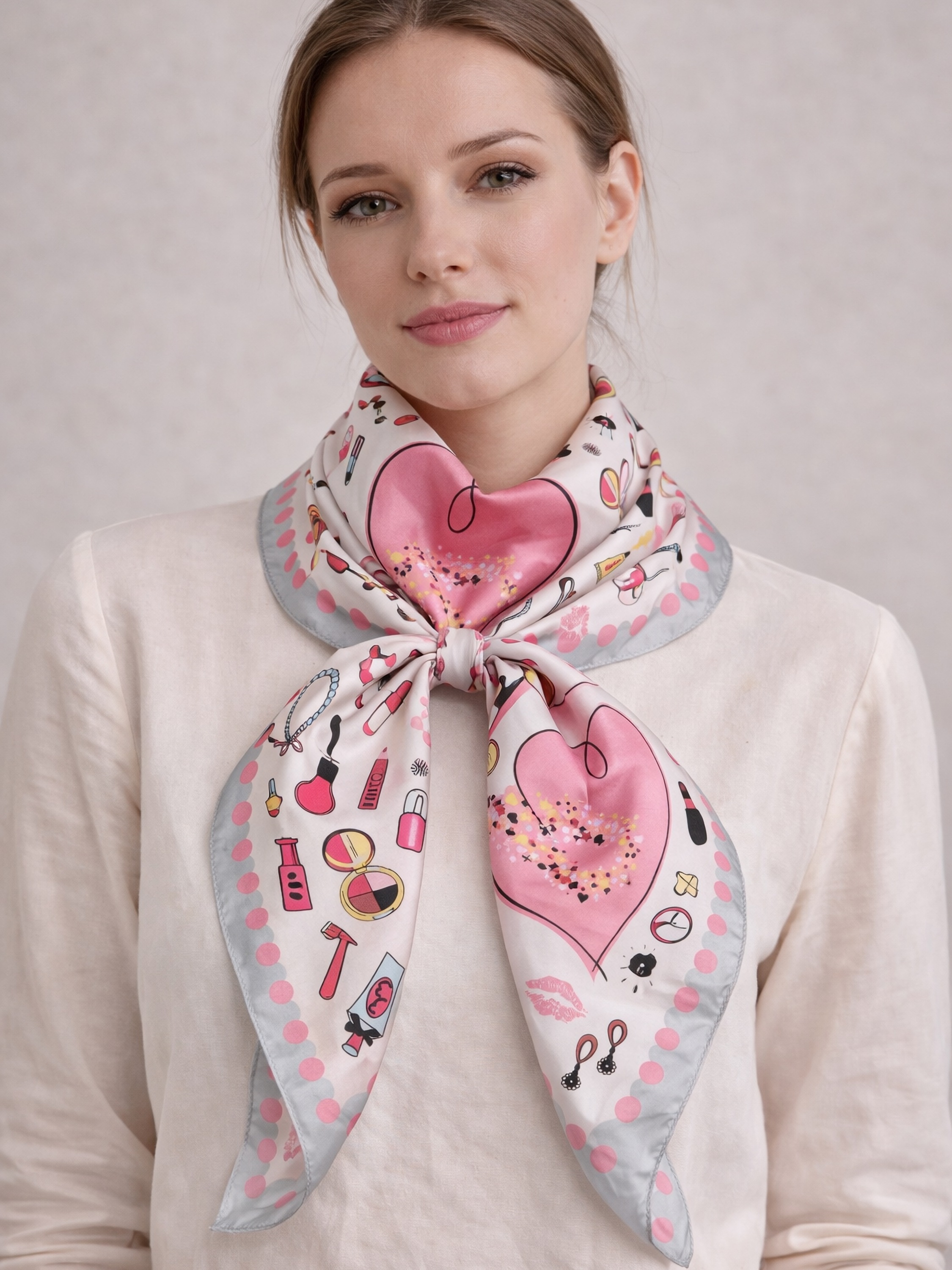 COLLEZIONE ALESSANDRO Nickituch "Beauty" 1 Stk. quadratisches Halstuch mit günstig online kaufen