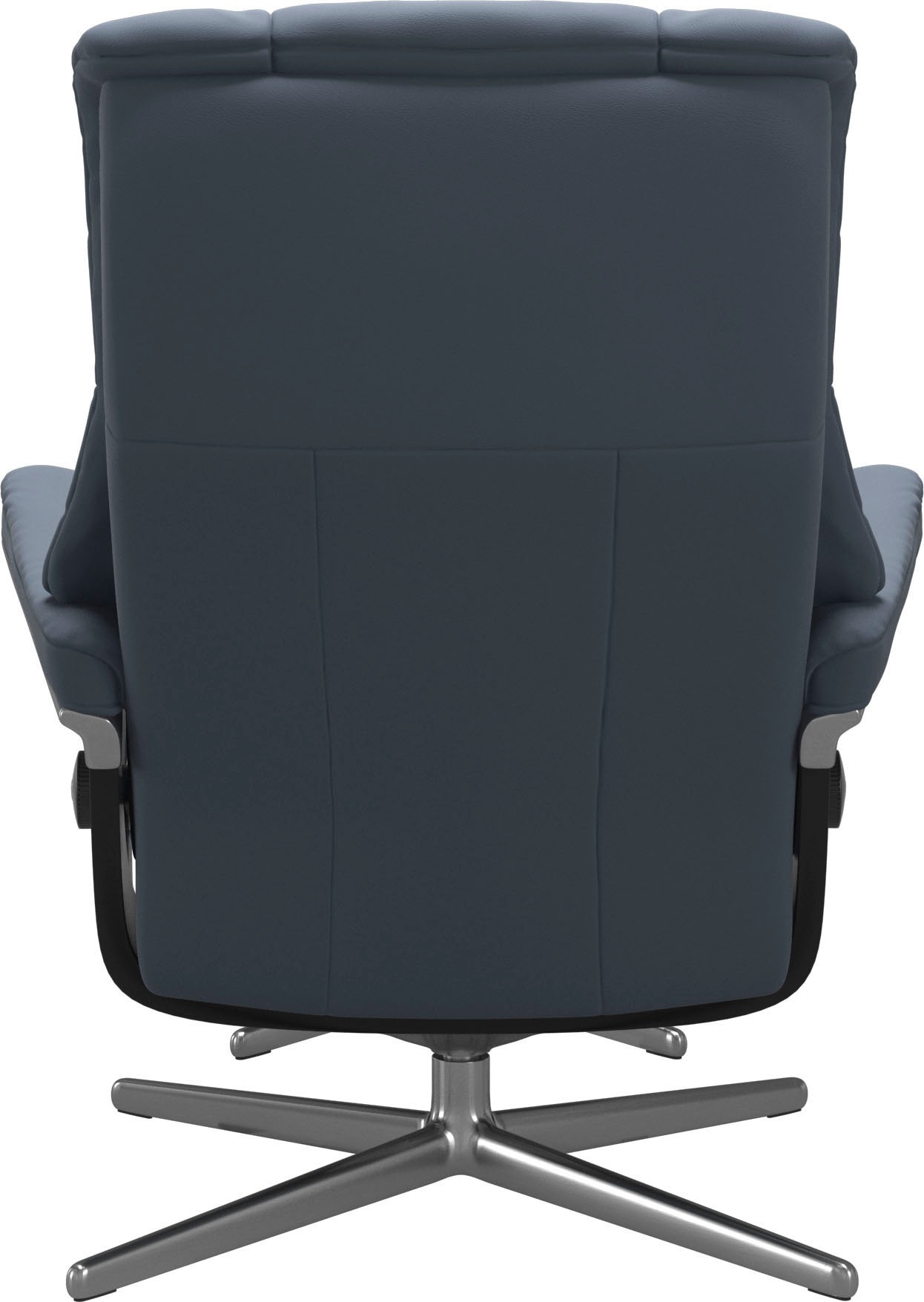 Thumbnail - Stressless Fußhocker "Mayfair" mit Cross Base, Größe S, M & L, Holzakzent Schwarz