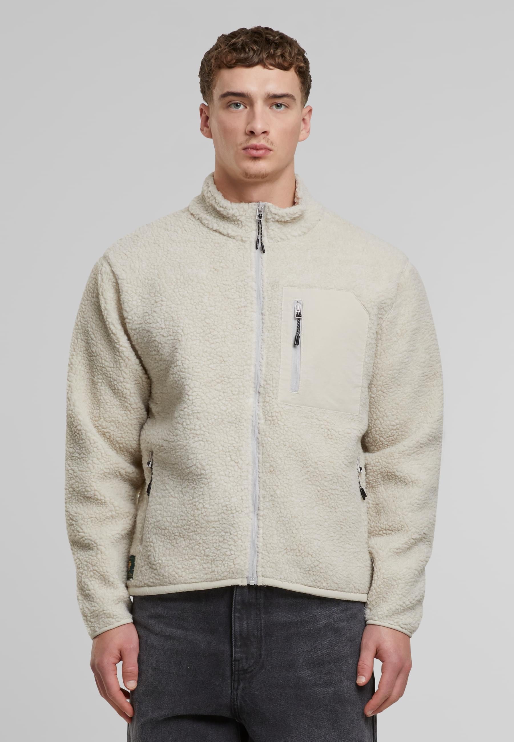 Another Cotton Lab Allwetterjacke »Another Cotton Lab Sherpa Jacket«, (1 St.), ohne Kapuze