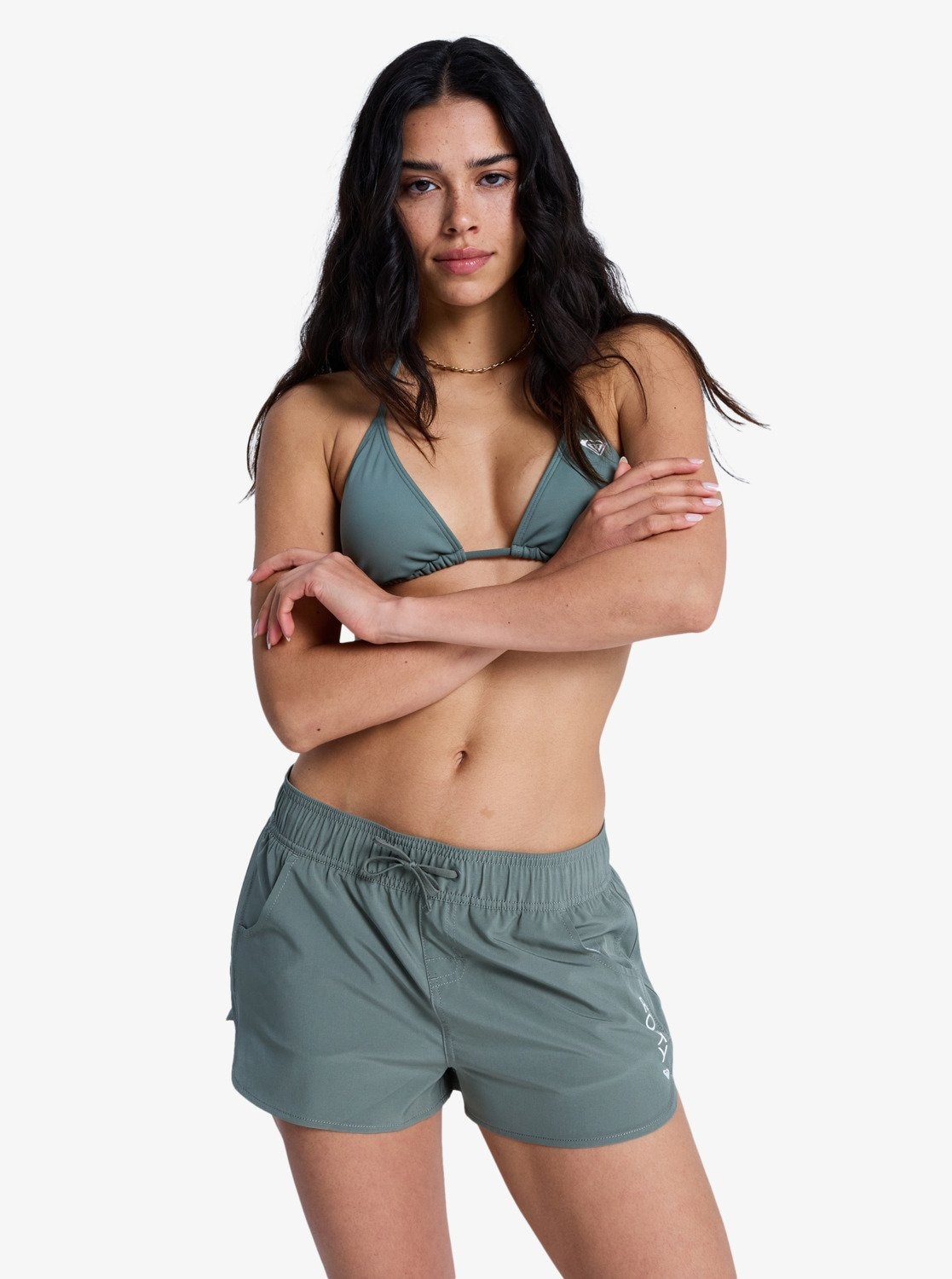 Roxy Badeshorts »ROXY WAVE 2 INCH BS« schnell trocknendes Material, aus Polyester und Elasthan