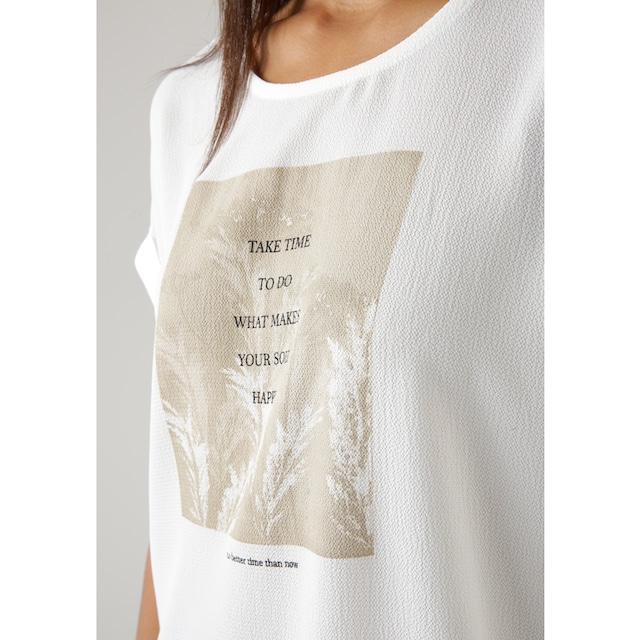 Aniston SELECTED Shirtbluse, mit angeschnittenen Ärmeln - NEUE KOLLEKTION  online bestellen | BAUR