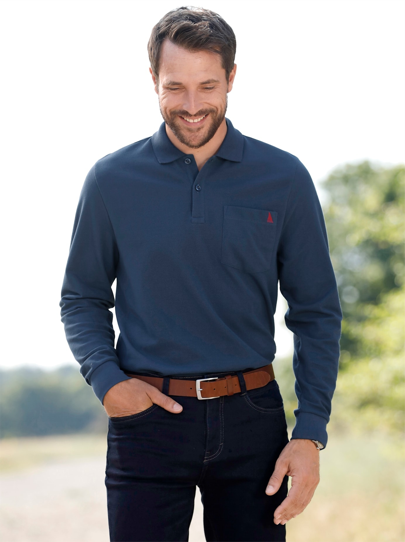 Poloshirt "Langarm-Shirt"