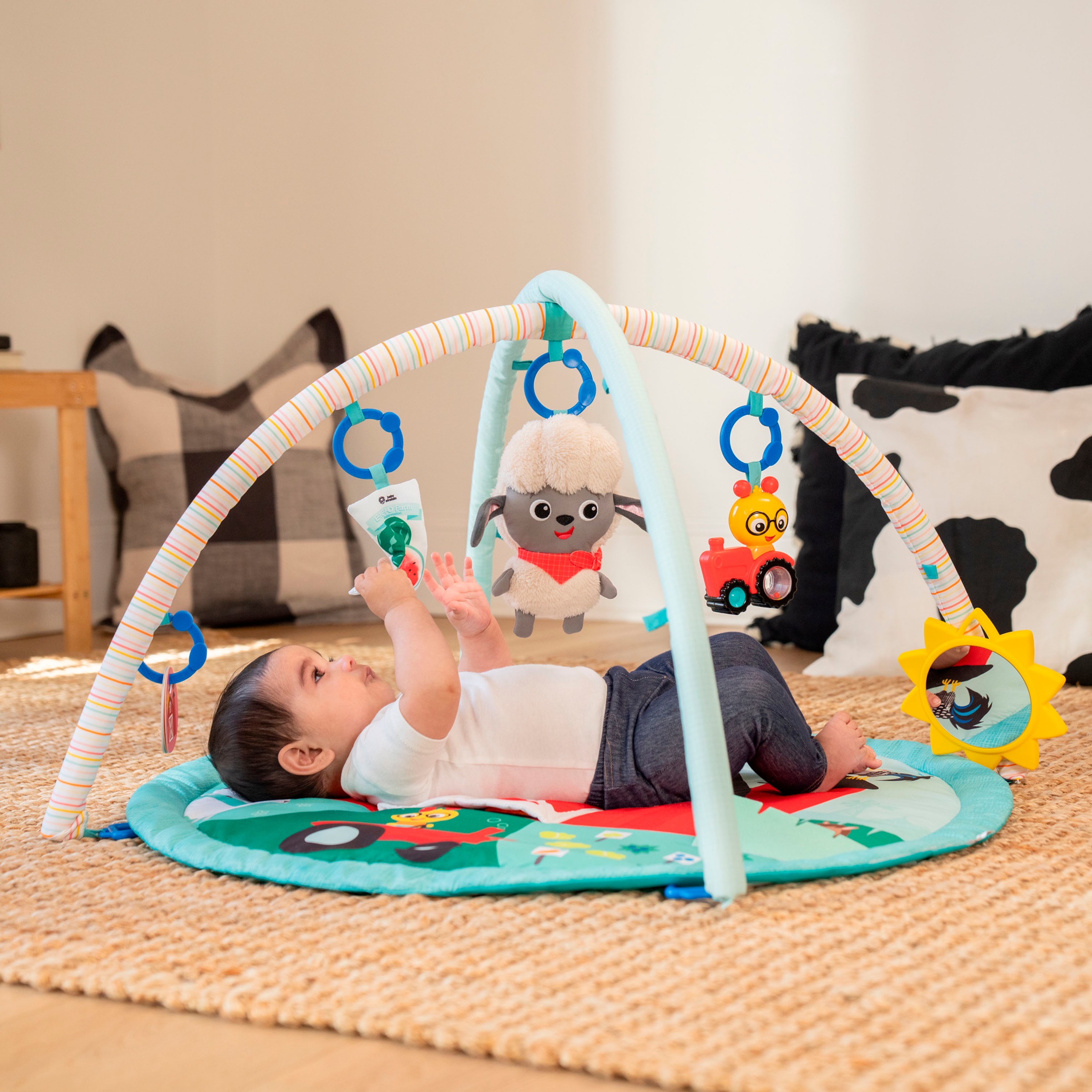 Baby Einstein Spielbogen »Happy Harvest Touch & Feel Activity Gym«, mit Soundeffekt