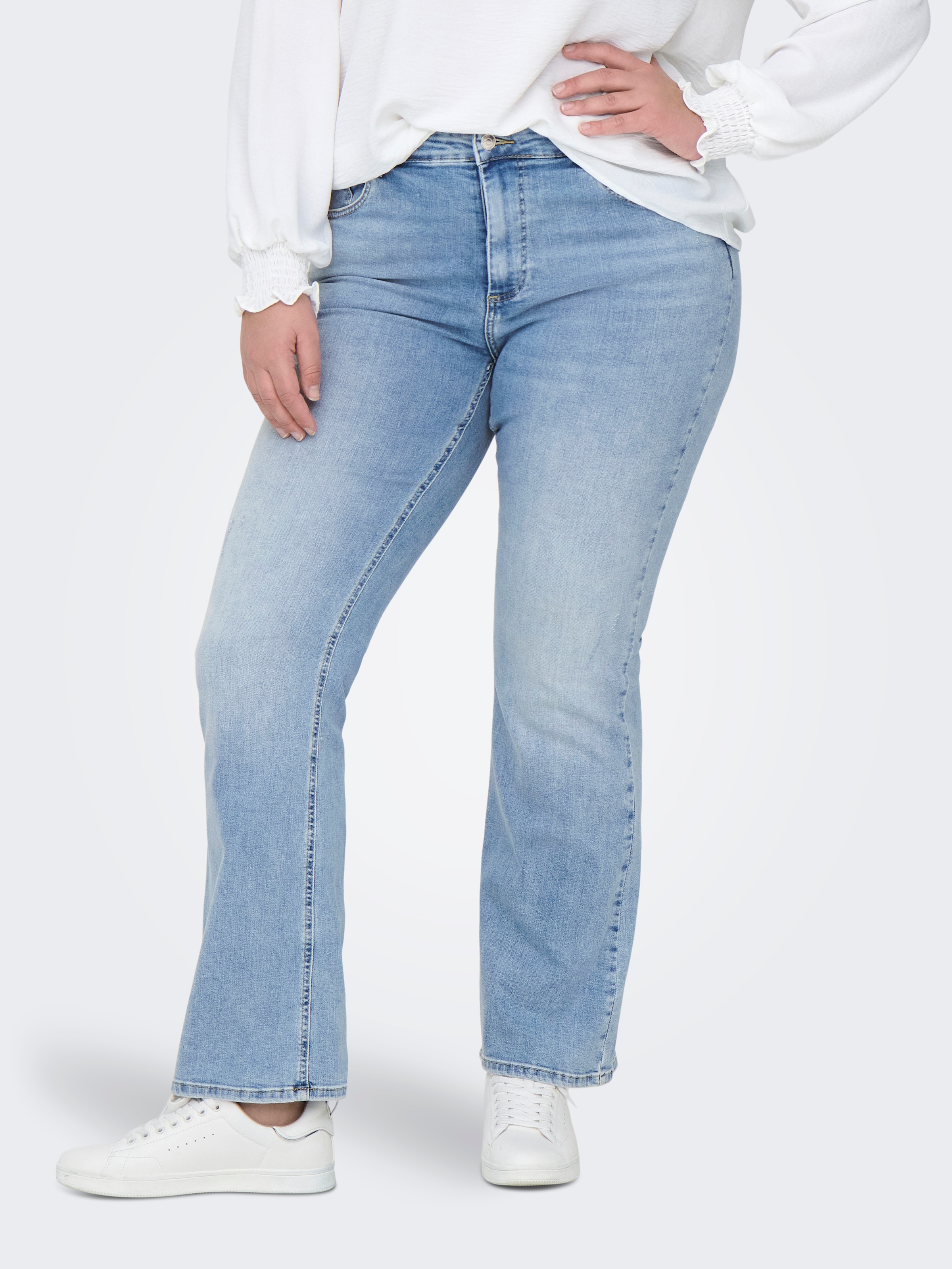 ONLY CARMAKOMA Bootcut-Jeans »CARWILLY LIFE HW FLARED DNM TAI467«