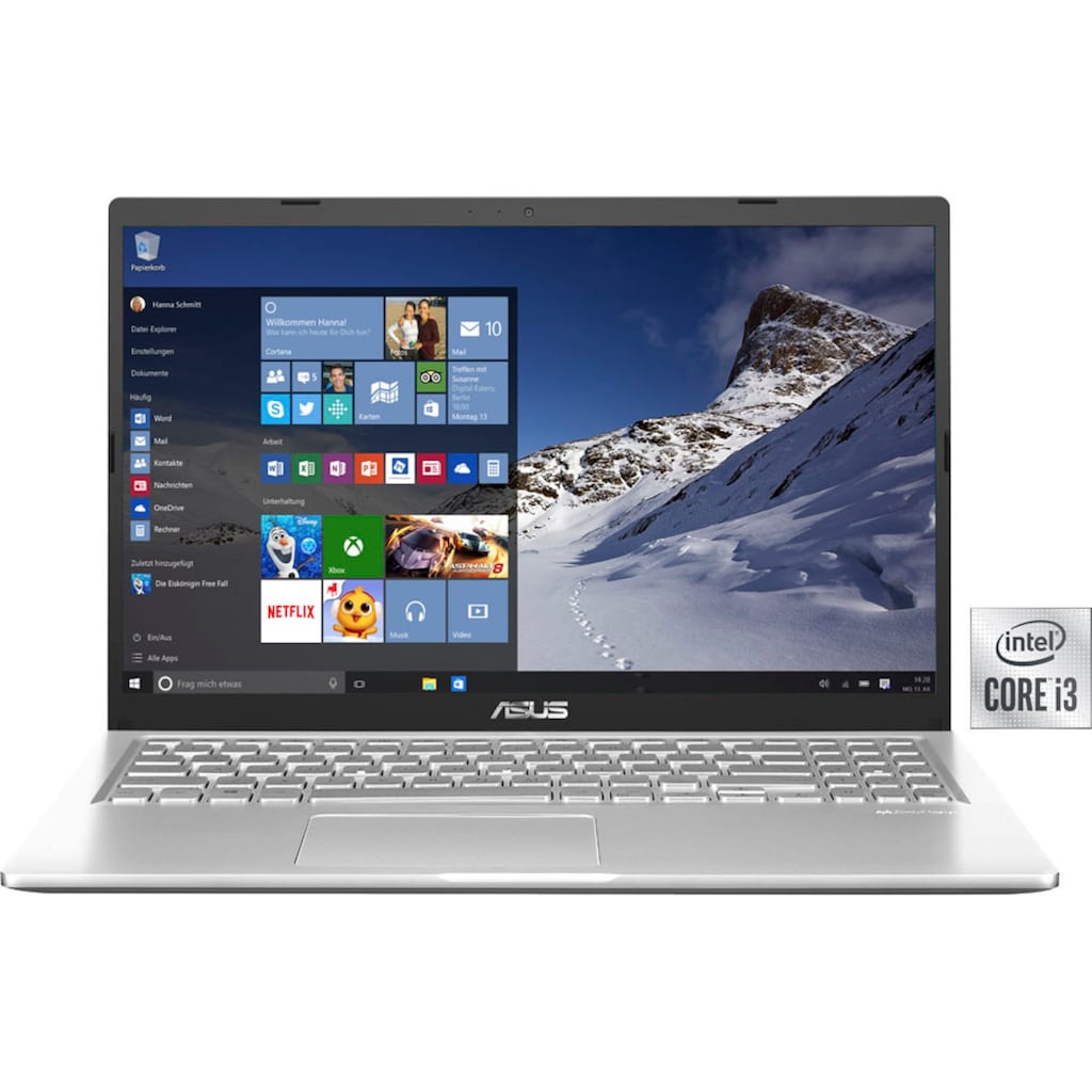 Asus Notebook »Vivobook 15 F515JA-EJ721T«, (39,6 cm/15,6 Zoll), Intel, Core i3, UHD Graphics, 512 GB SSDKostenloses Upgrade auf Windows 11