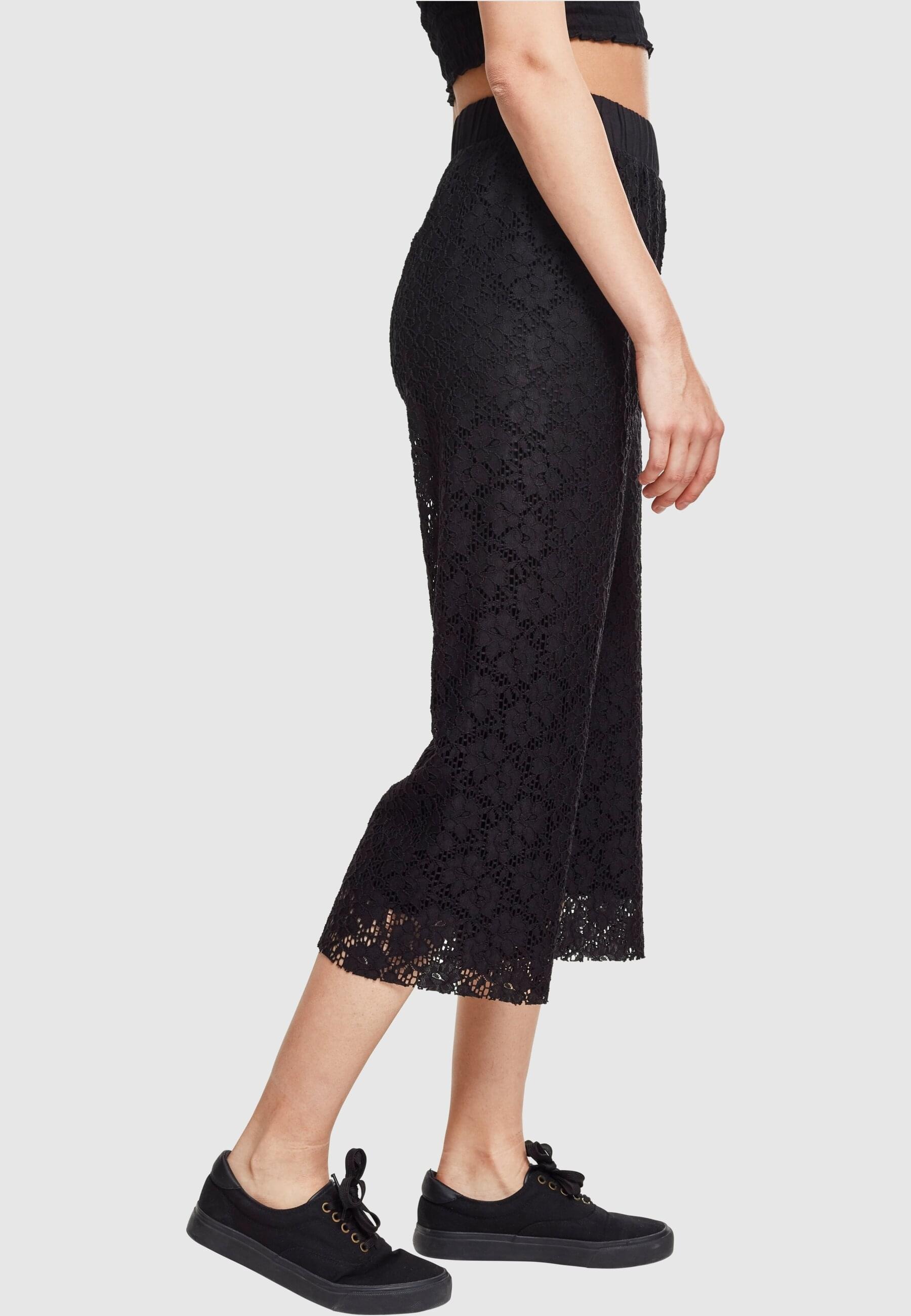 URBAN CLASSICS Bequeme Jeans »Urban Classics Damen Ladies Laces Culotte«, (1 tlg.)