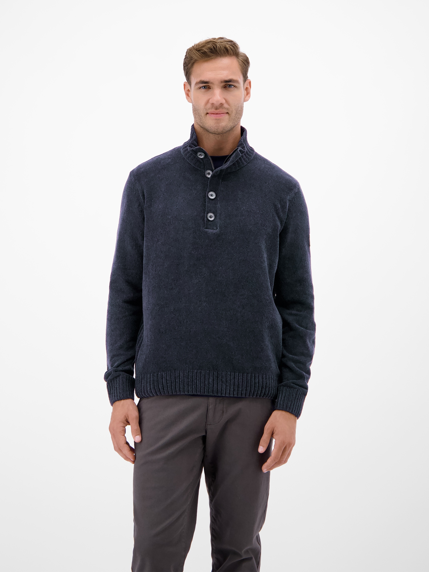 LERROS Strickpullover "LERROS Herren Stricktroyer, weich wie Samt" günstig online kaufen