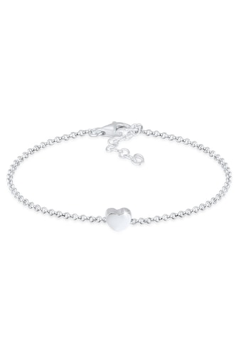 Armband »Armkette Herz Love Basic 925 Silber«