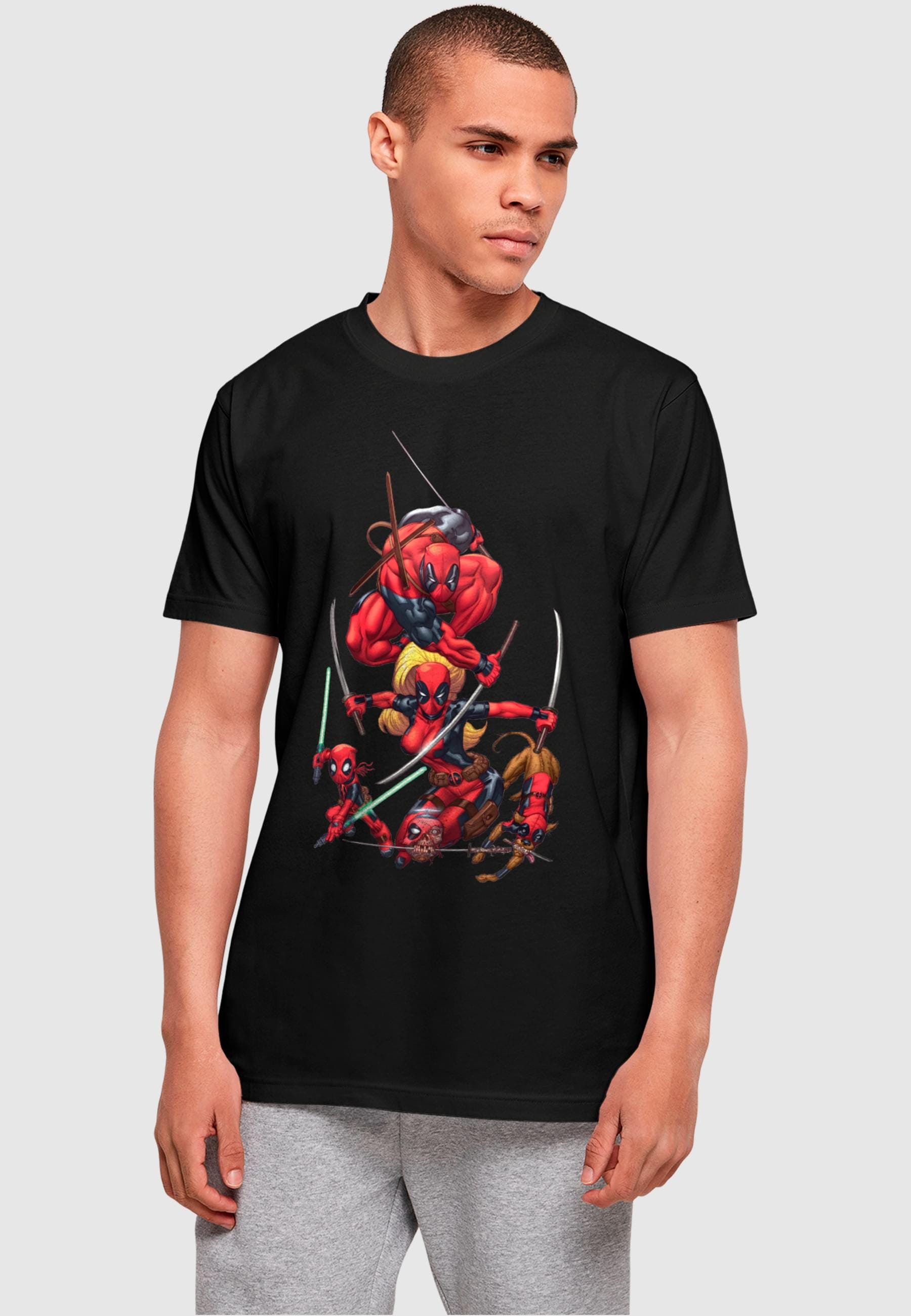 ABSOLUTE CULT T-Shirt "ABSOLUTE CULT Herren Deadpool - Family Group Swords günstig online kaufen