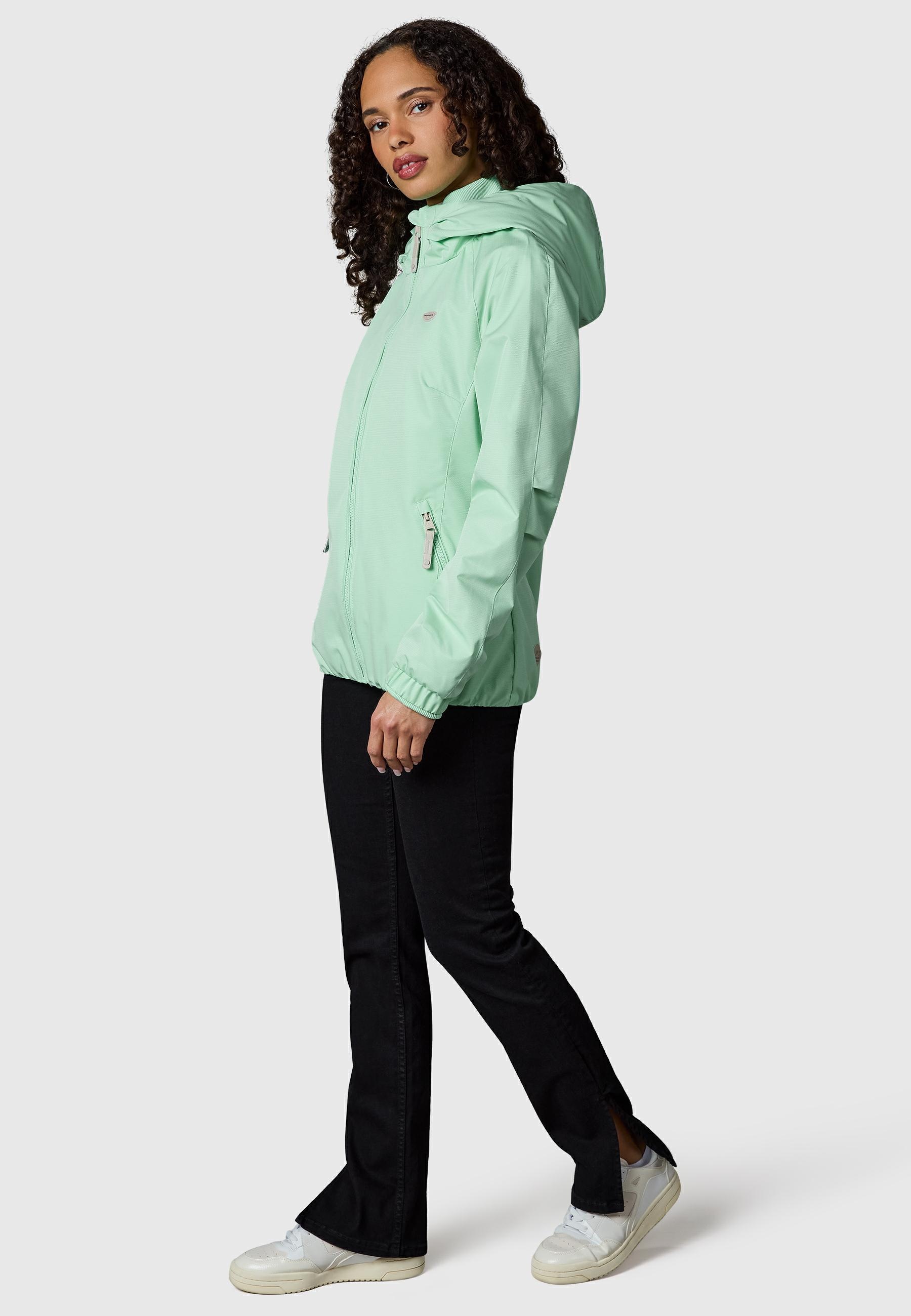Ragwear Outdoorjacke »Dizzie Tech« mit Kapuze Wasserdichte Damen Übergangsjacke mit großer Kapuze