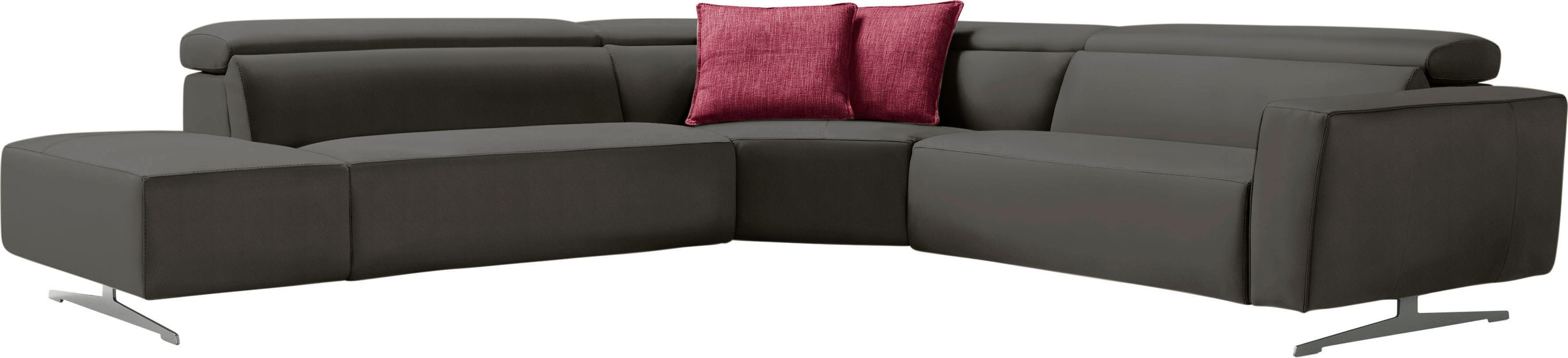 Egoitaliano Ecksofa "Stefanie-e, Designsofa der Extraklasse, bequem mit hoh günstig online kaufen