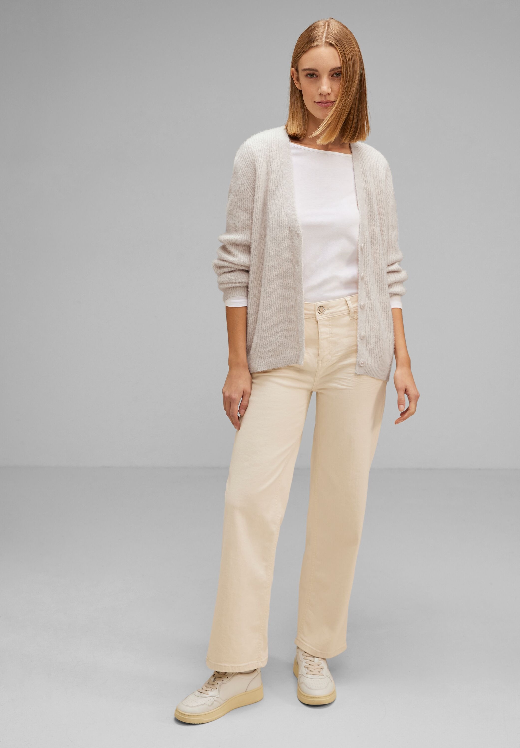 STREET ONE Cardigan, in Melange Optik