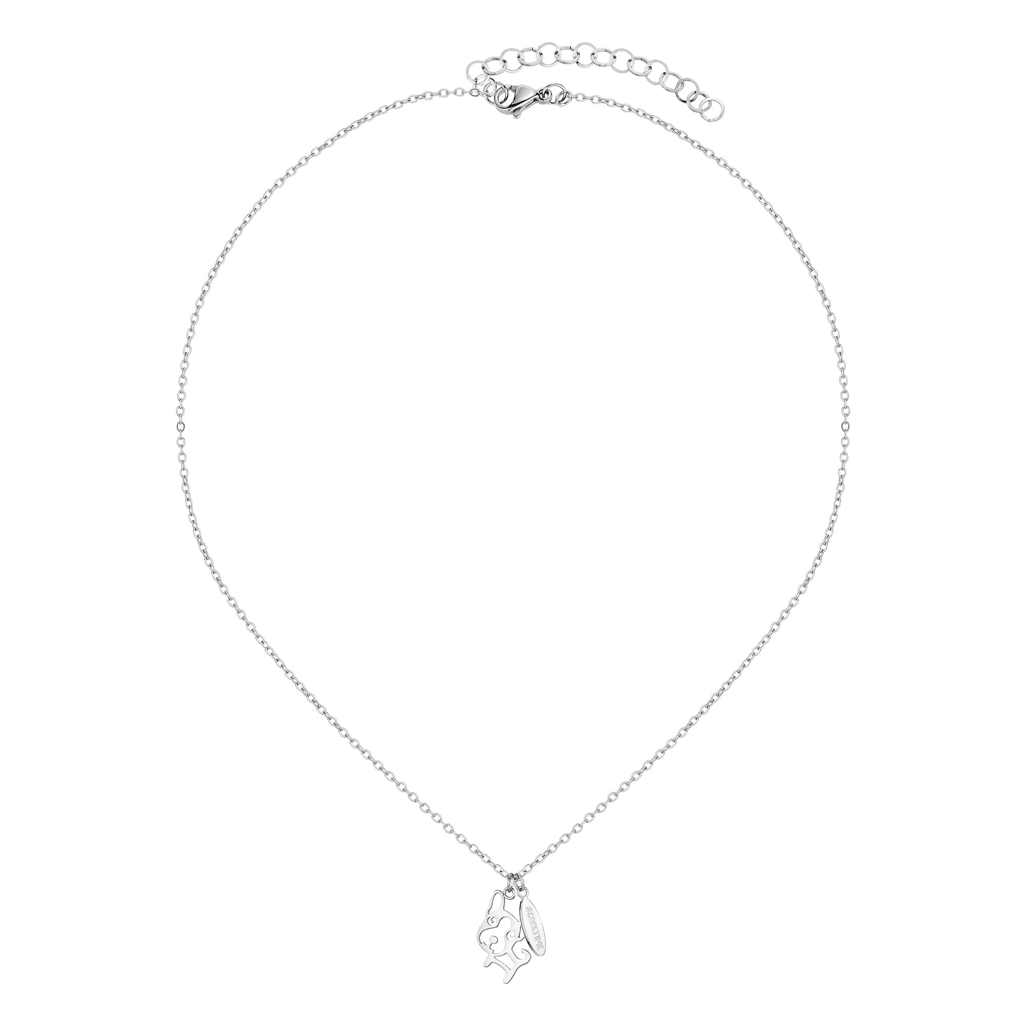 COOL TIME Kette mit Anhänger »Schmuck Geschenk Edelstahl Halskette The Cool Bully Hund«