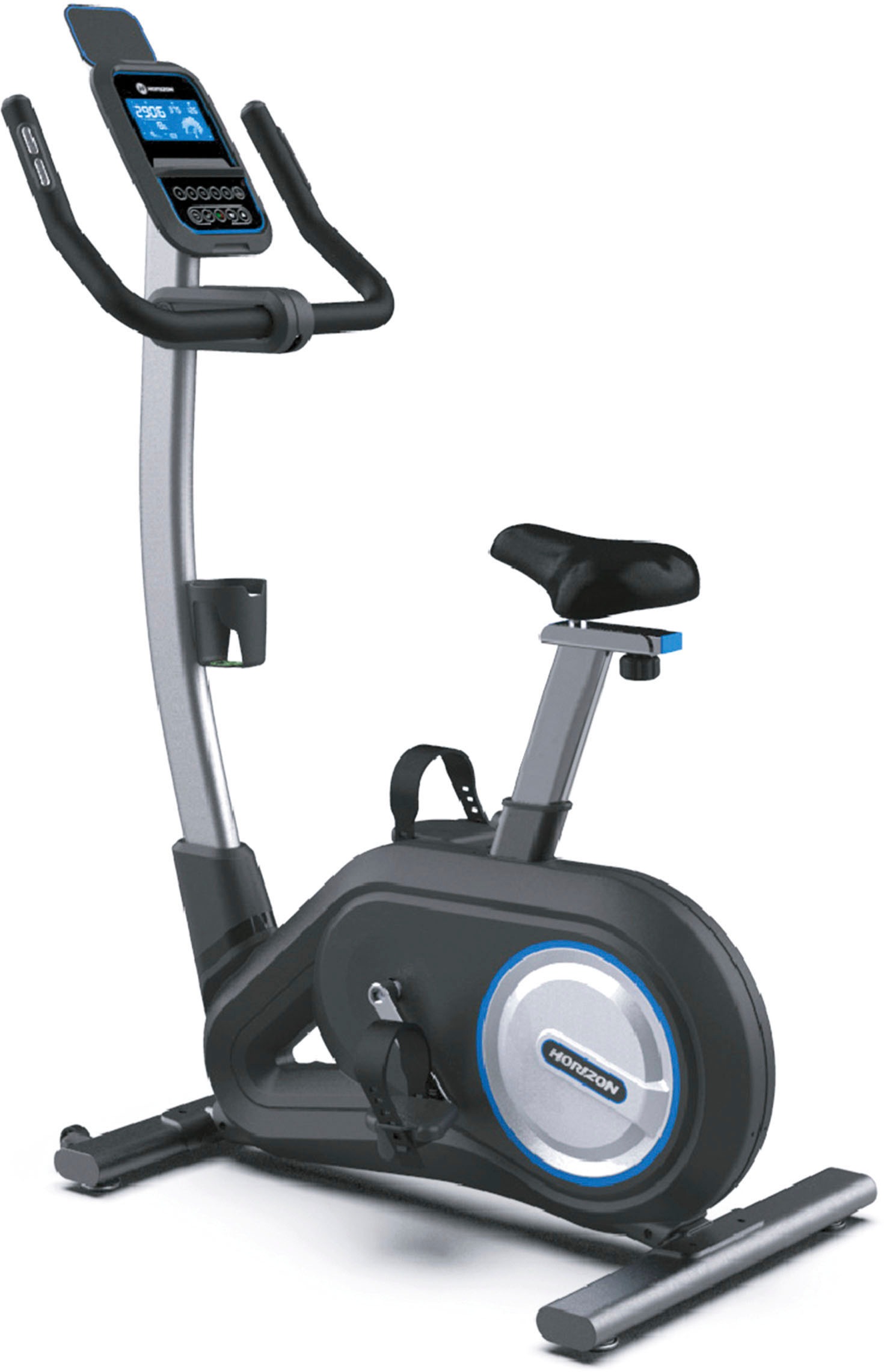 HORIZON FITNESS Heimtrainer "Paros 3.0", B:53cm H:144cm L:107cm, schwarz, Heimtrainer, 130 kg max. Benutzergewicht, Fahrrad