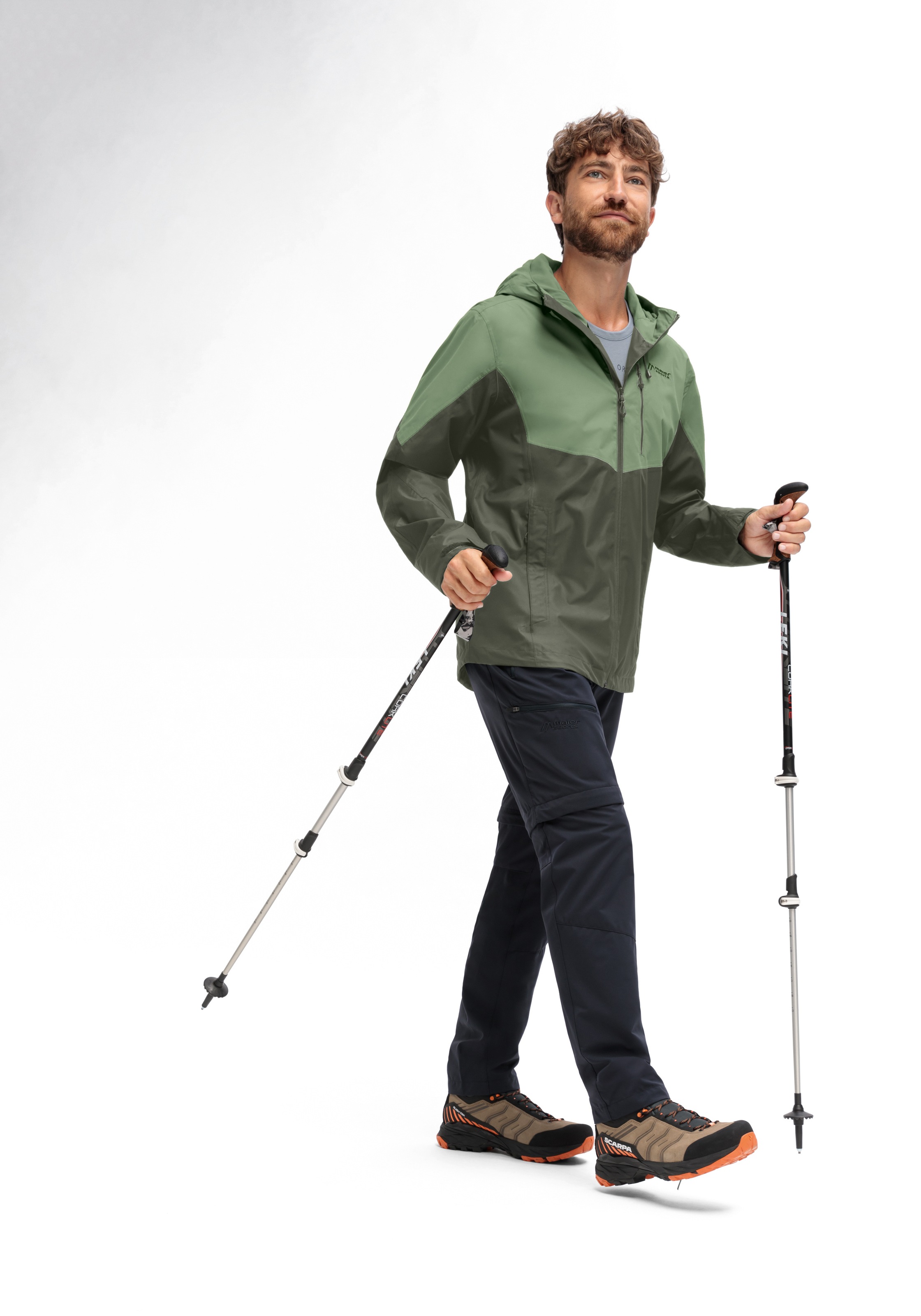 Maier Sports Outdoorjacke »Schlufterkopf M«, Herren Jacke wasserdicht, Funktionsjacke 3 Taschen außen + Innentasche