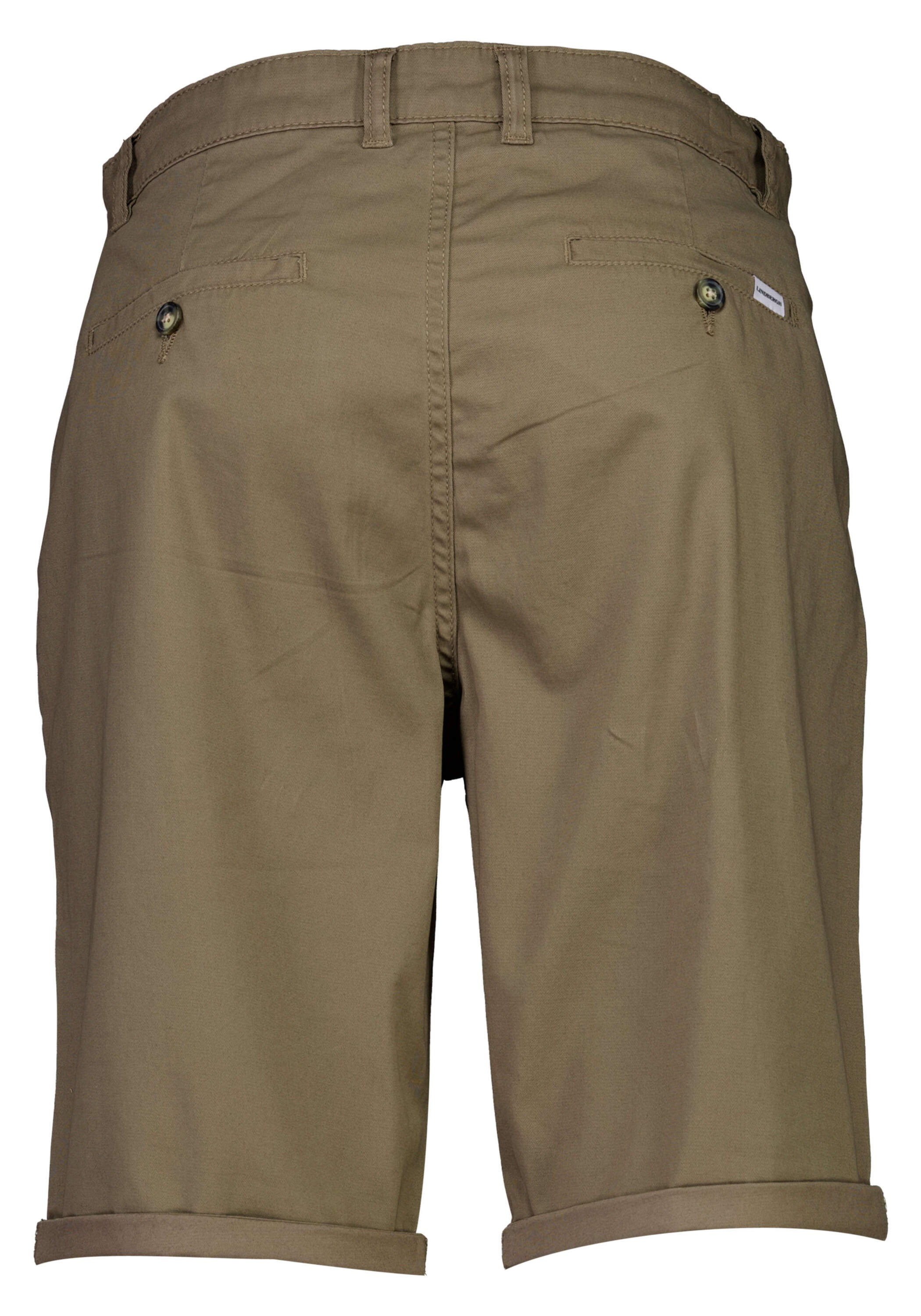 Chinoshorts LINDBERGH "Chino-Shorts Relaxed Fit", Herren, Gr. S, deep stone, Obermaterial: 98% Baumwolle, 2% Elasthan, unifarben, relaxed fit, Hosen Chinoshorts