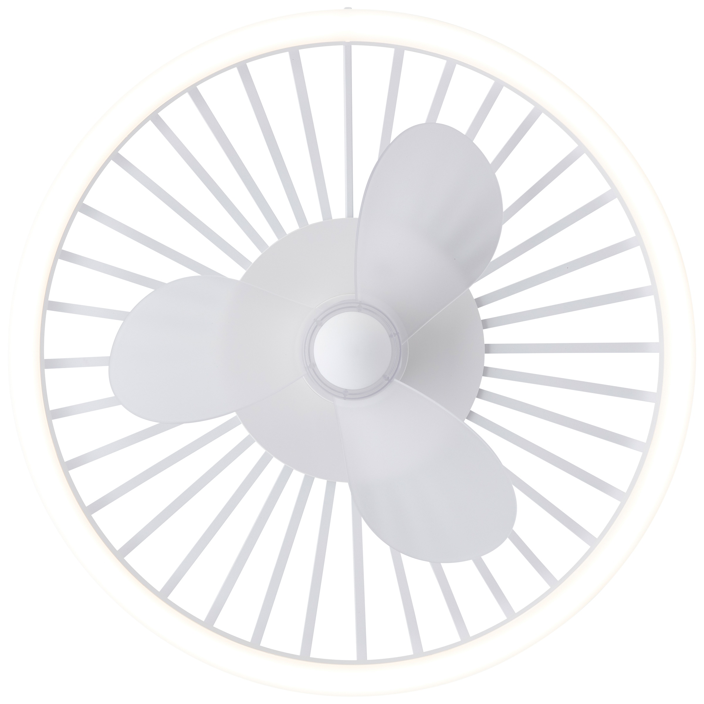 Brilliant LED Deckenleuchte »Capo« LED-Modul 1 Stk. warmweiß - kaltweiß LED-Ventilator, Ø 48 cm, 4200 lm, dimmbar, CCT