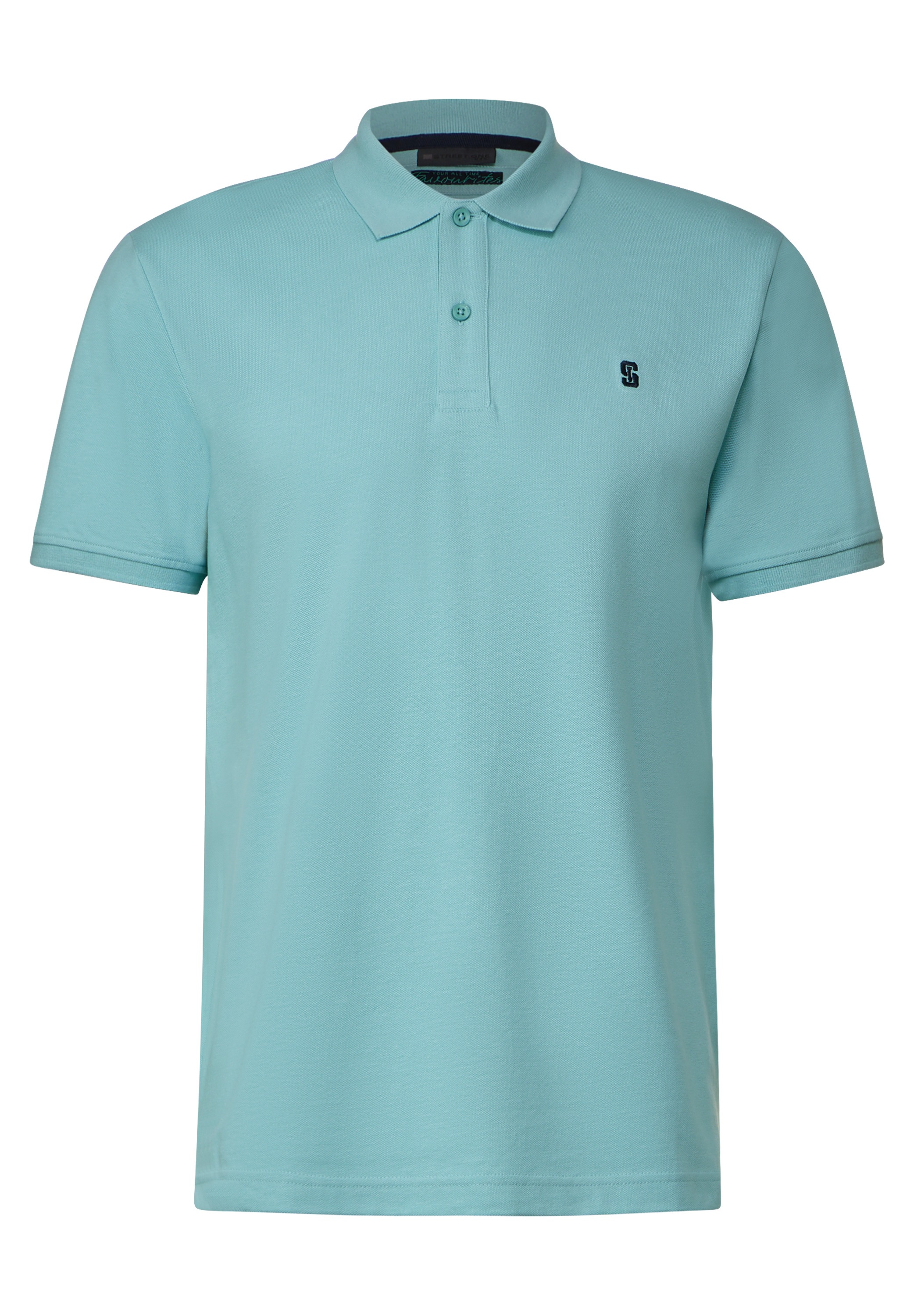STREET ONE MEN Poloshirt, in Unifarbe