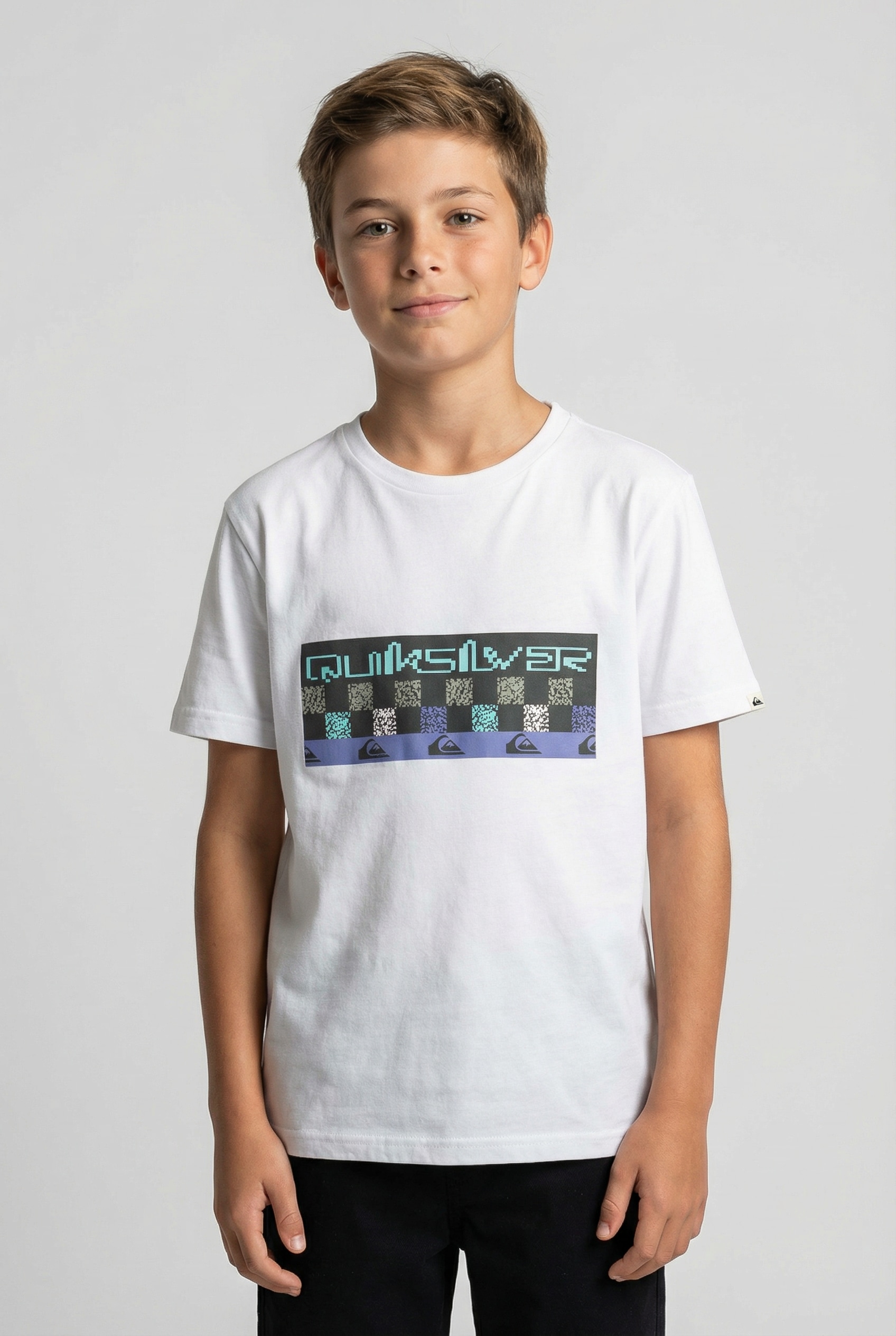 Quiksilver T-Shirt "NEXT GEN SHORT SLEEVE" Kurzarm-Design, für Kinder von 10 bis 16 Jahren, aus Baumwolle